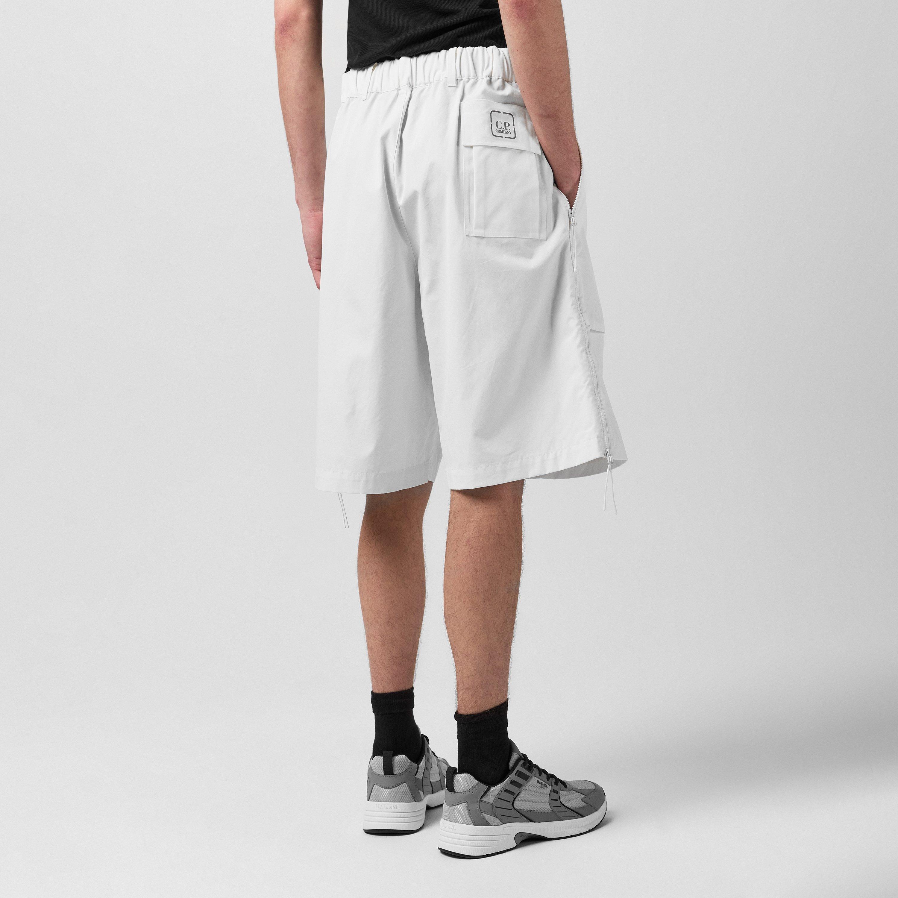 Gauze White 103 - CP Company Metropolis - Cp Company Metropolis Bermuda - Cargo Shorts - 3