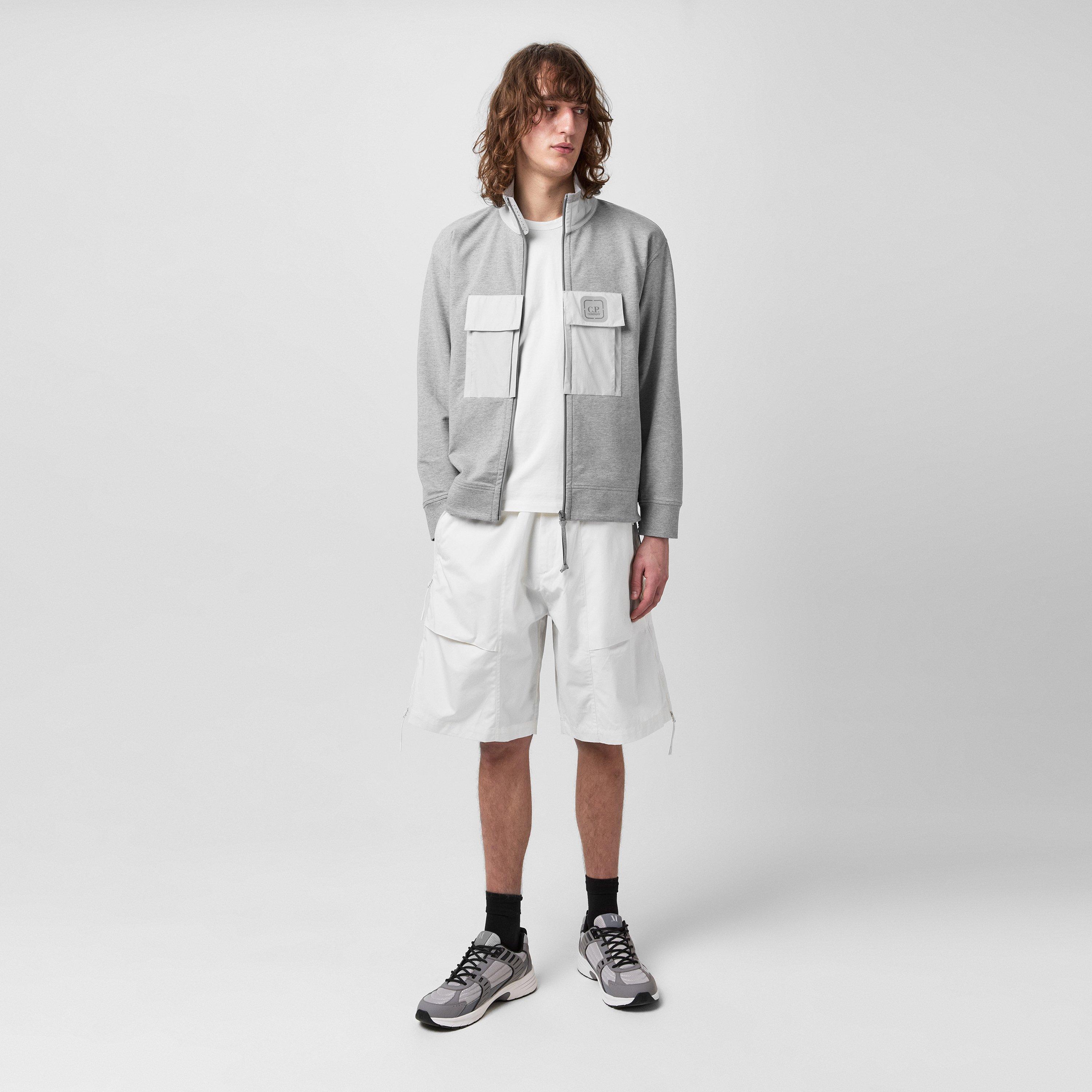 Gauze White 103 - CP Company Metropolis - Cp Company Metropolis Bermuda - Cargo Shorts - 4