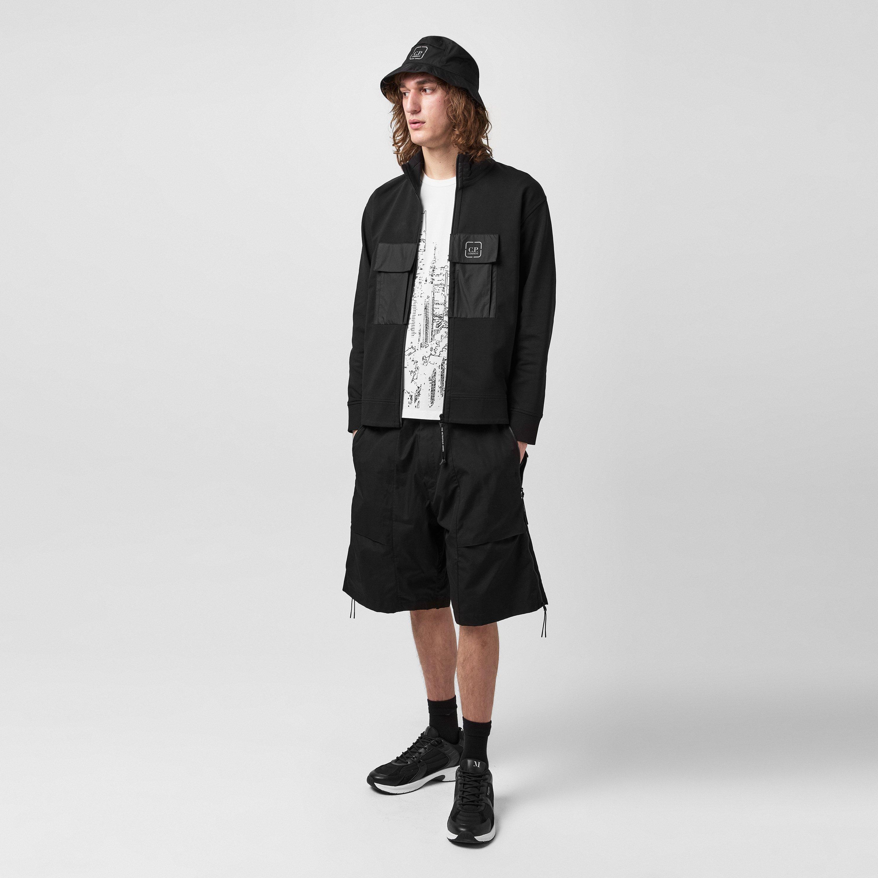 Black 999 - CP Company Metropolis - Cp Company Metropolis Bermuda - Cargo Shorts - 4