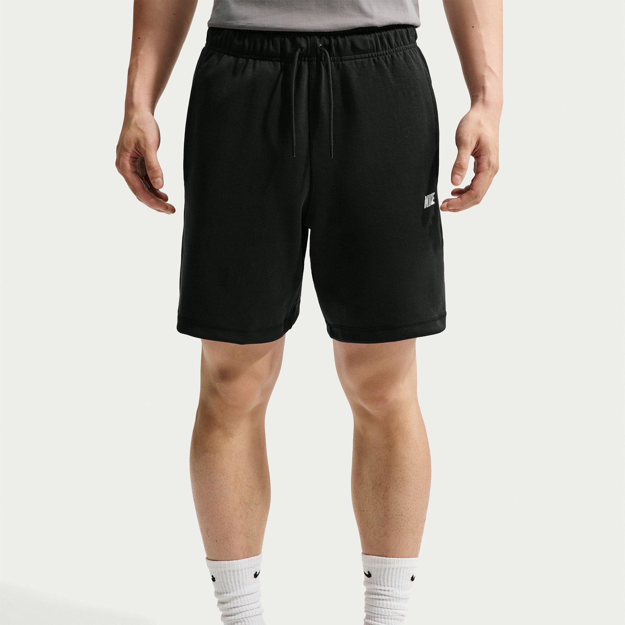 Black/Blk/White - Nike - Men's Varsity Jersey Jogger Shorts - 1