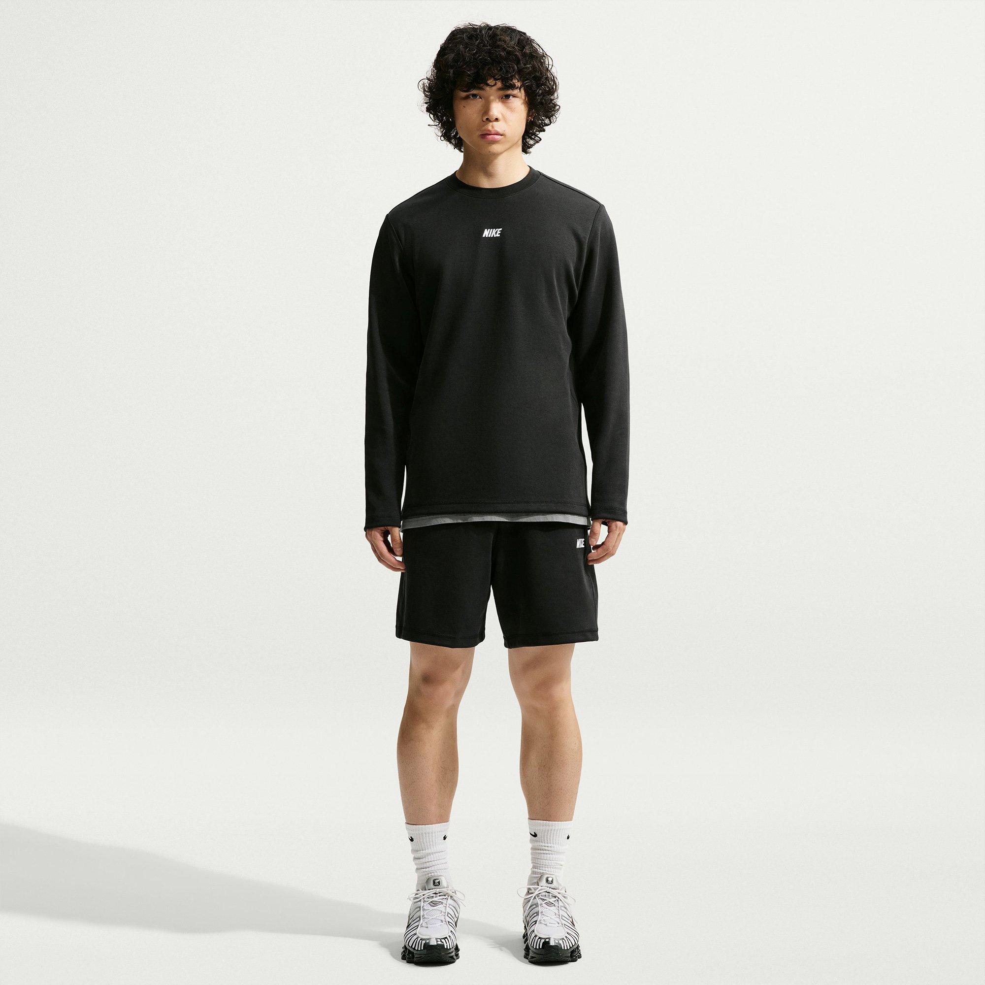 Black/Blk/White - Nike - Men's Varsity Jersey Jogger Shorts - 3