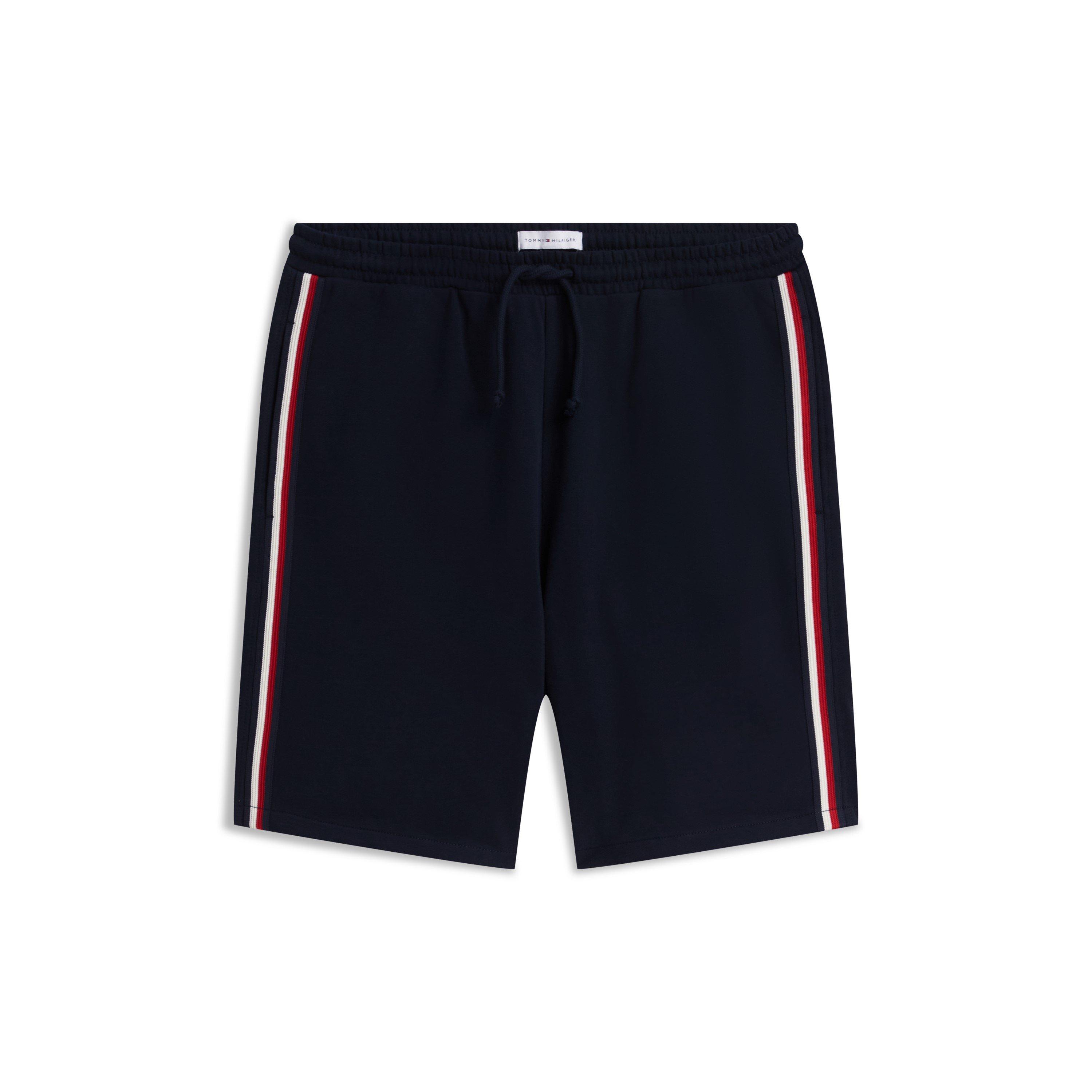 Navy Blue - Tommy Hilfiger - THB Glbl Stripe Short S64 - 1
