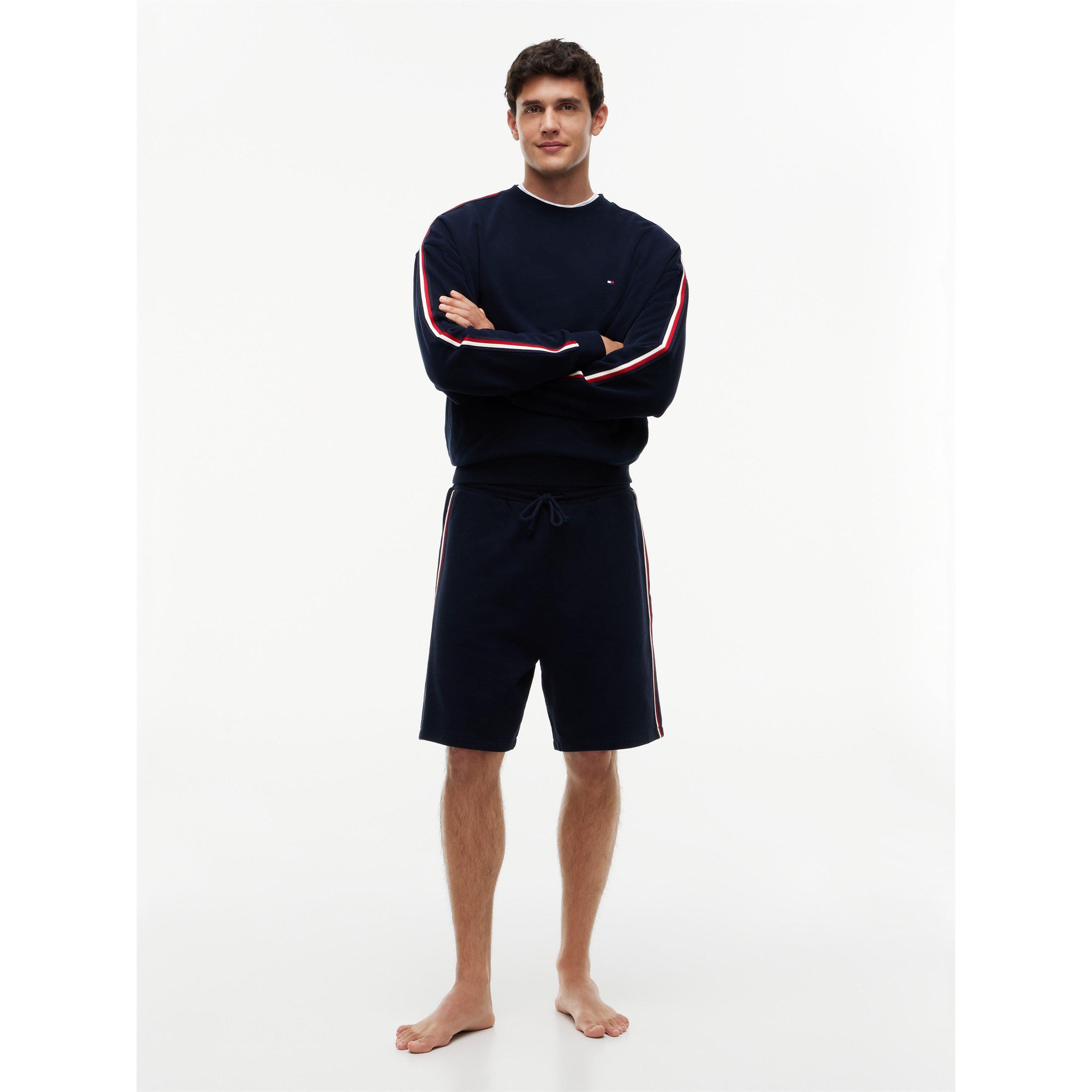 Navy Blue - Tommy Hilfiger - THB Glbl Stripe Short S64 - 3