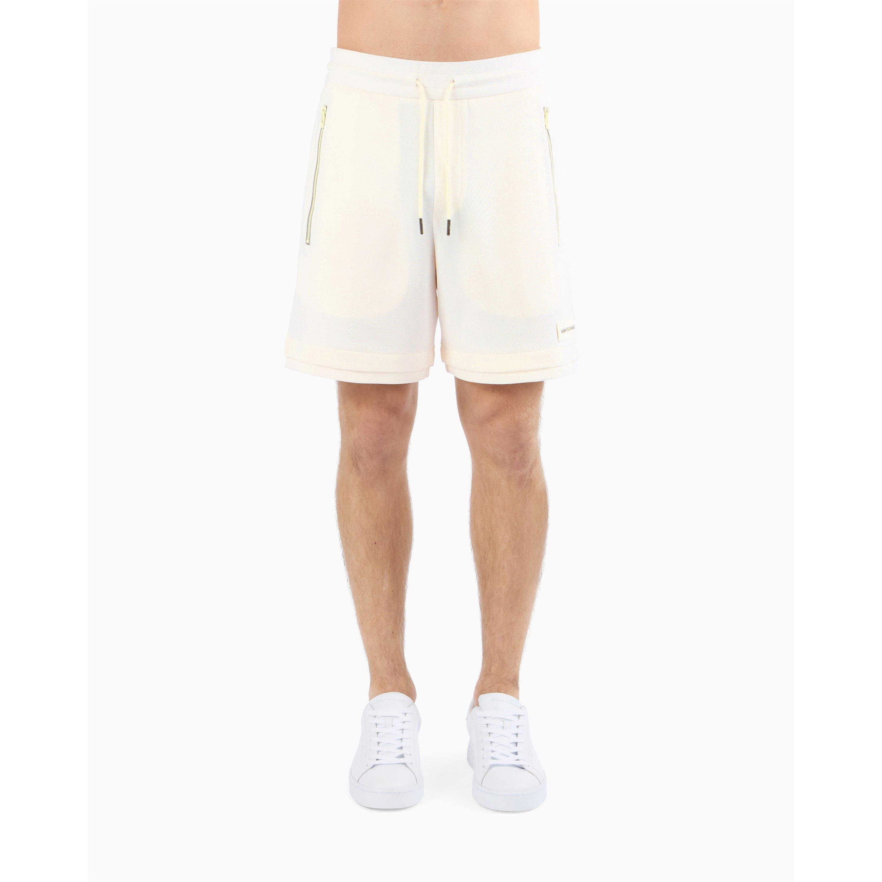 Armani Exchange Men's Shorts - Cream - L