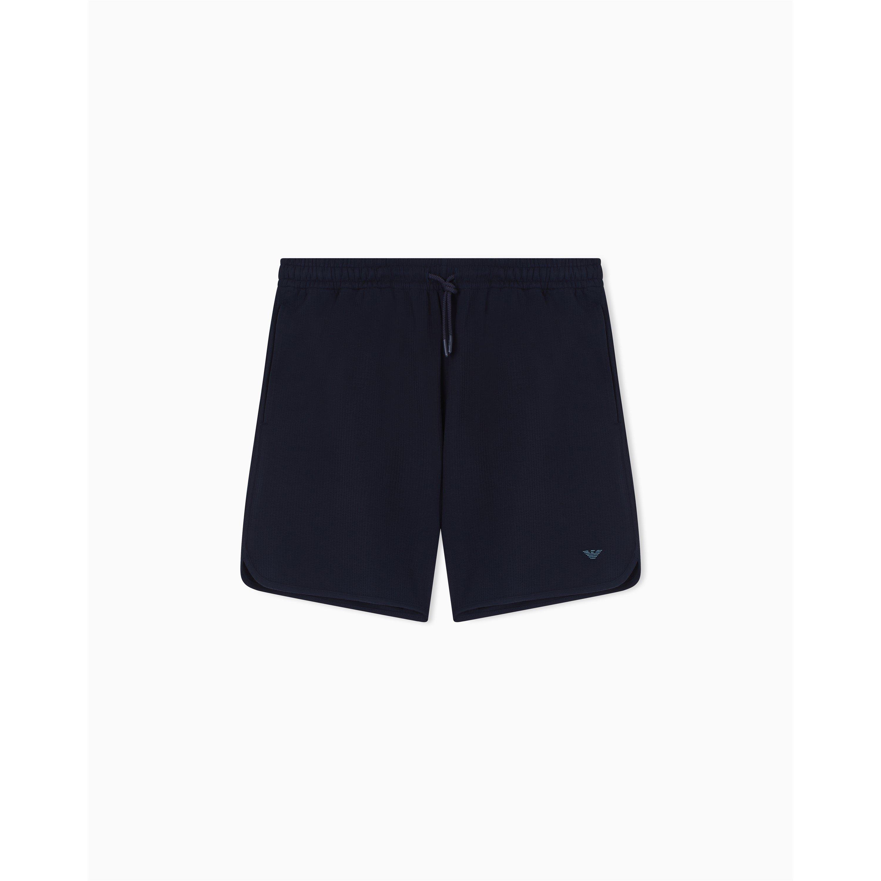 Emporio Armani Men's Armani Blue Loungewear Bermuda - S