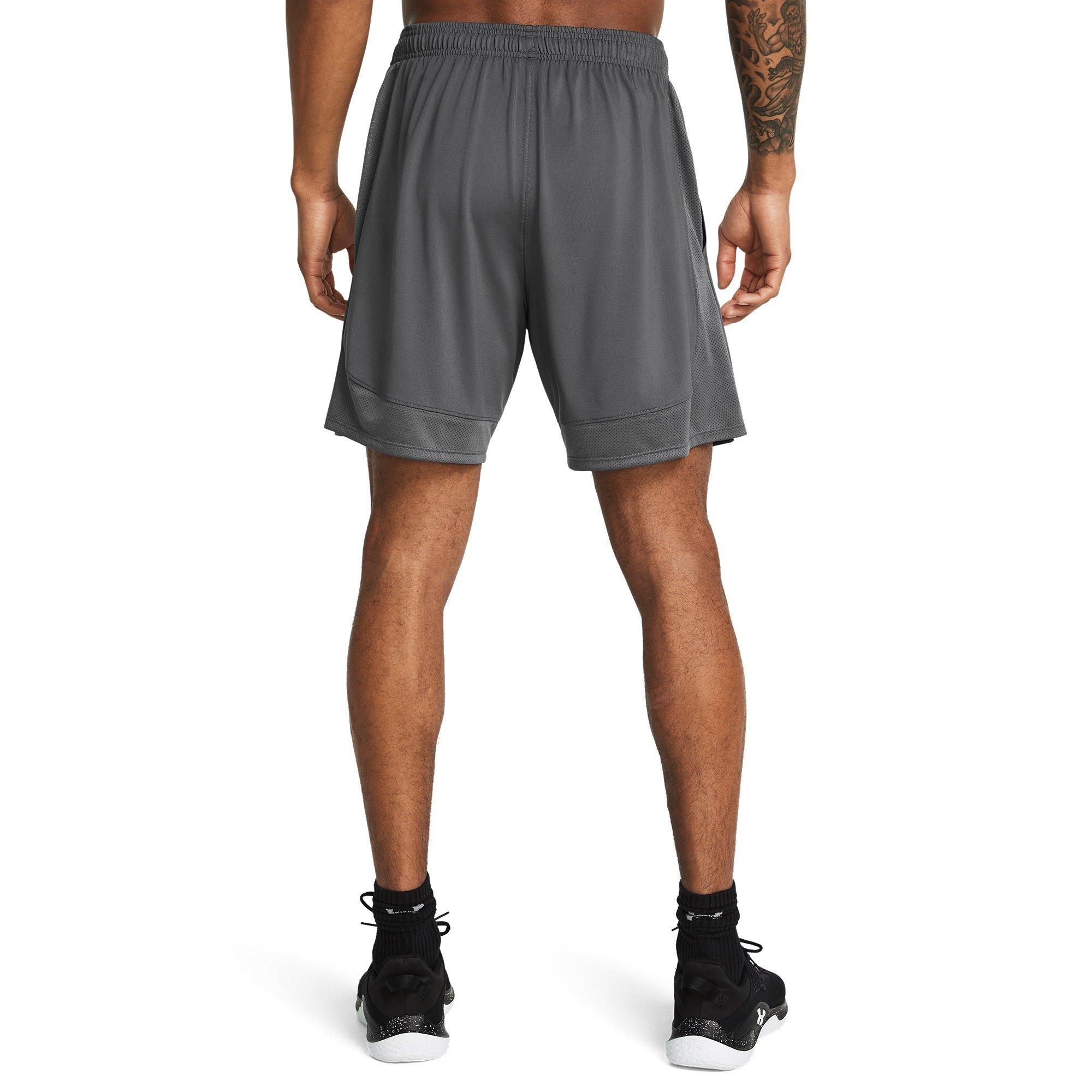 Gris - Under Armour - UA Tech™ Vent Shorts Men's - 4