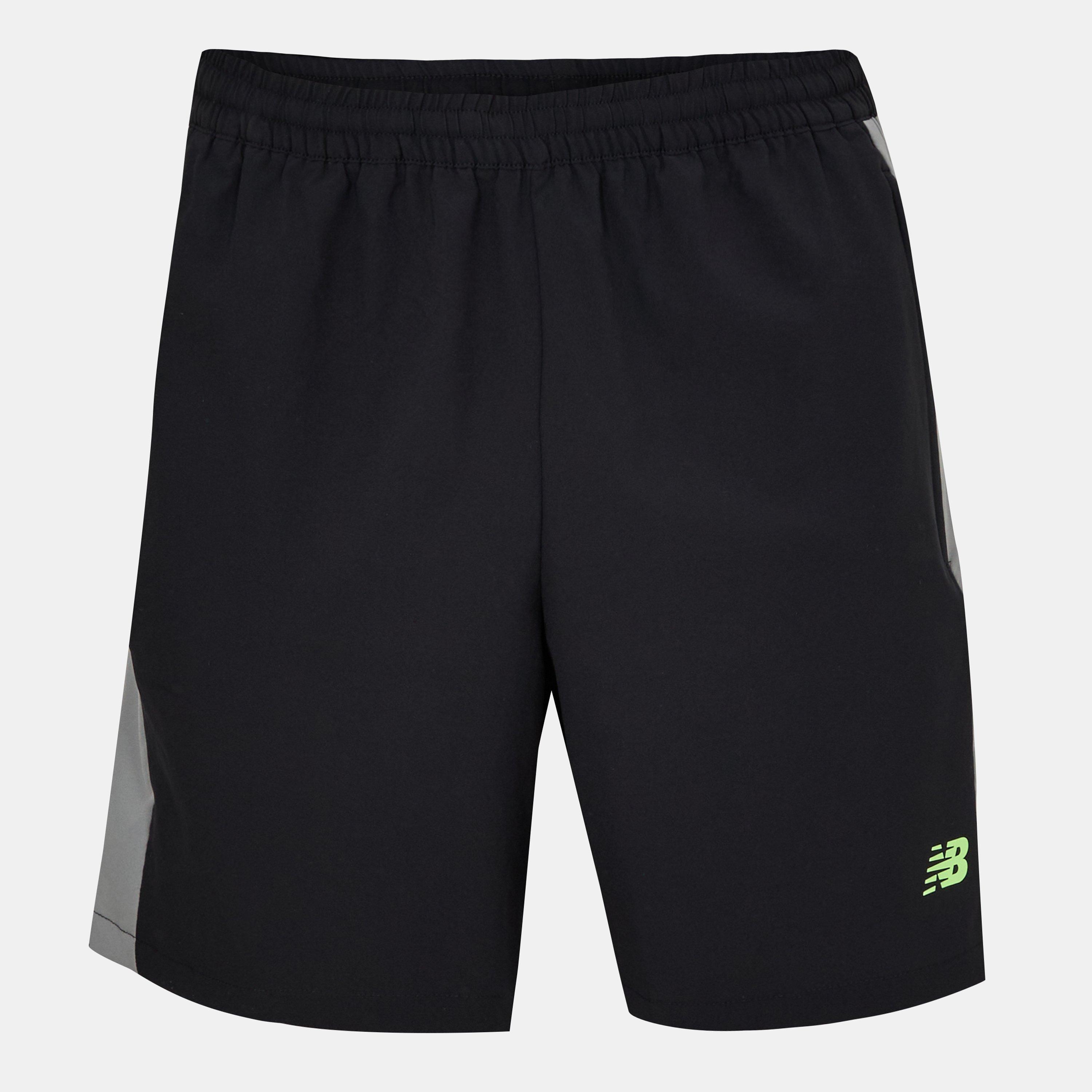 Black - New Balance - Men's Active Woven Gym Shorts - 1