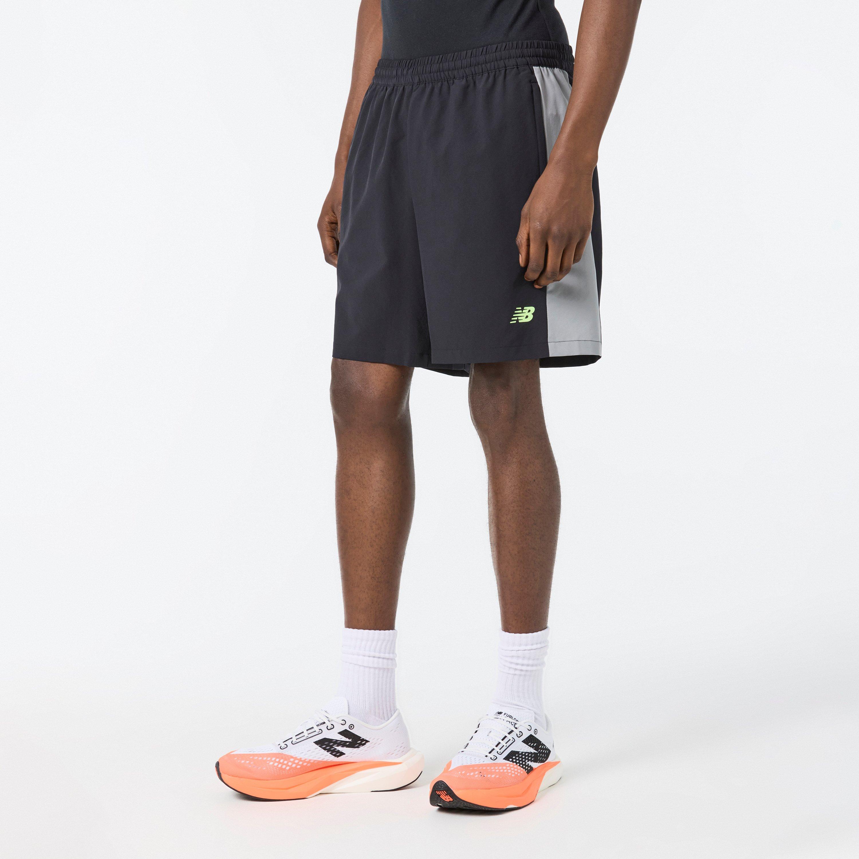 Black - New Balance - Active Woven Gym Shorts - 3