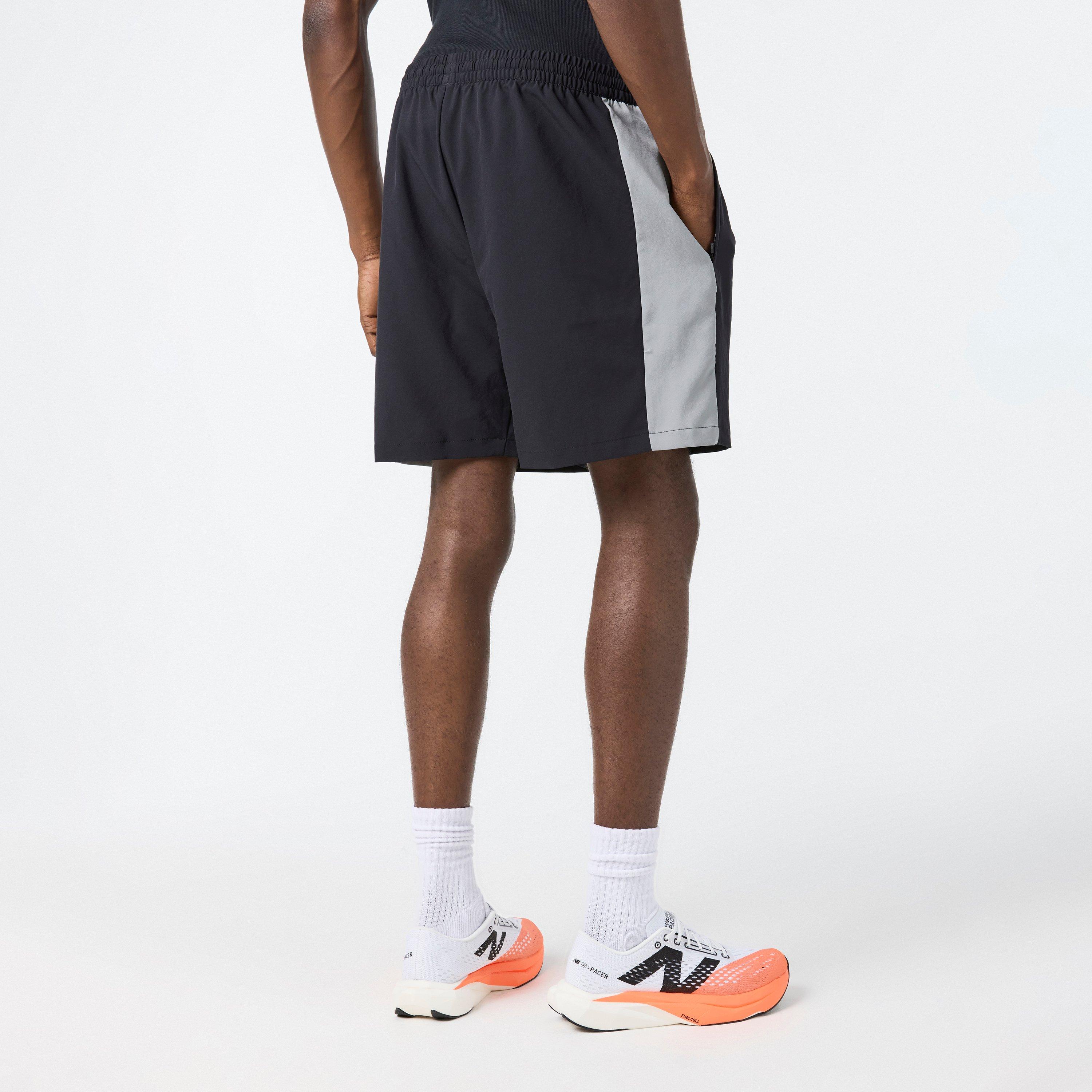 Black - New Balance - Active Woven Gym Shorts - 4