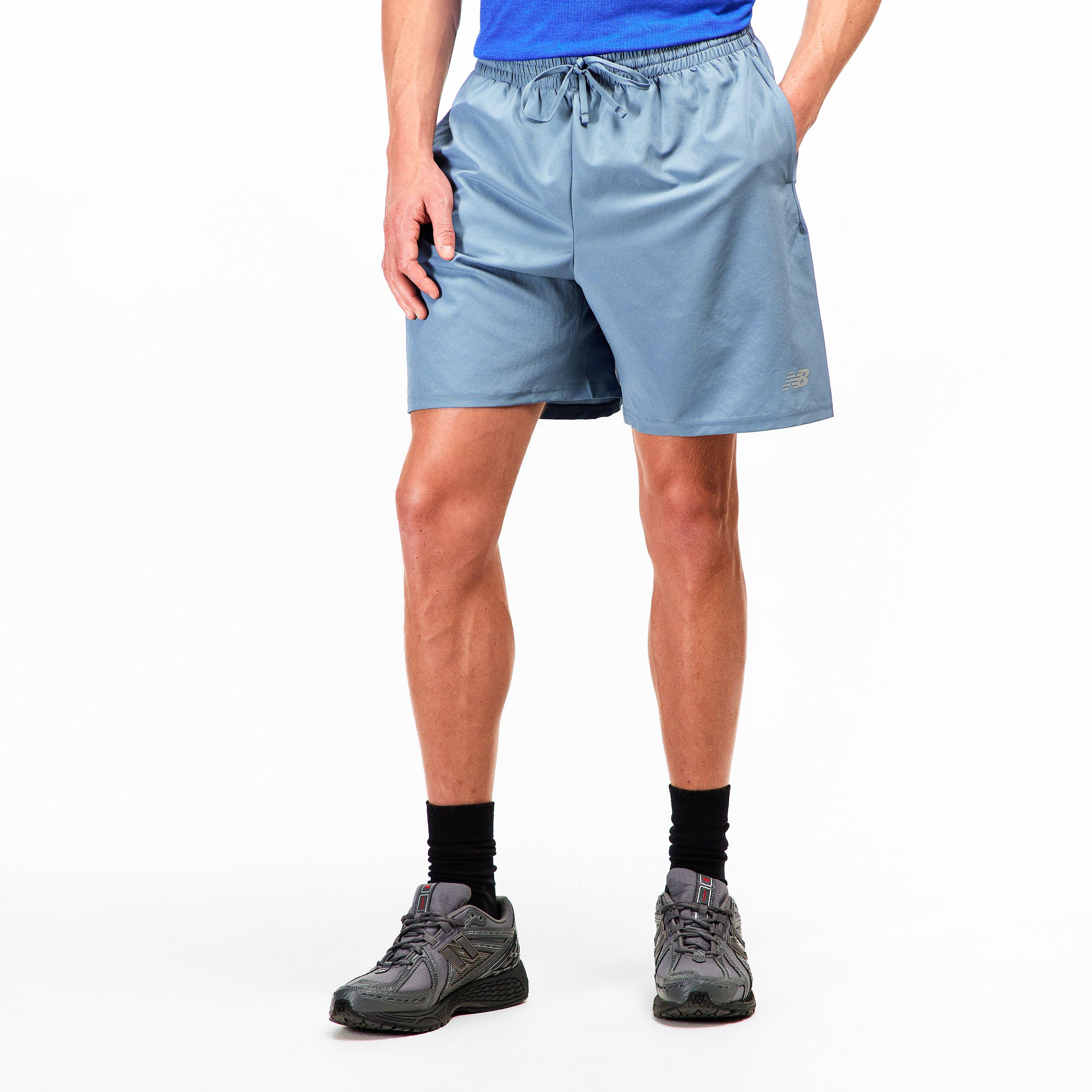 Blue - New Balance - Men's Performance Gym Shorts - 3
