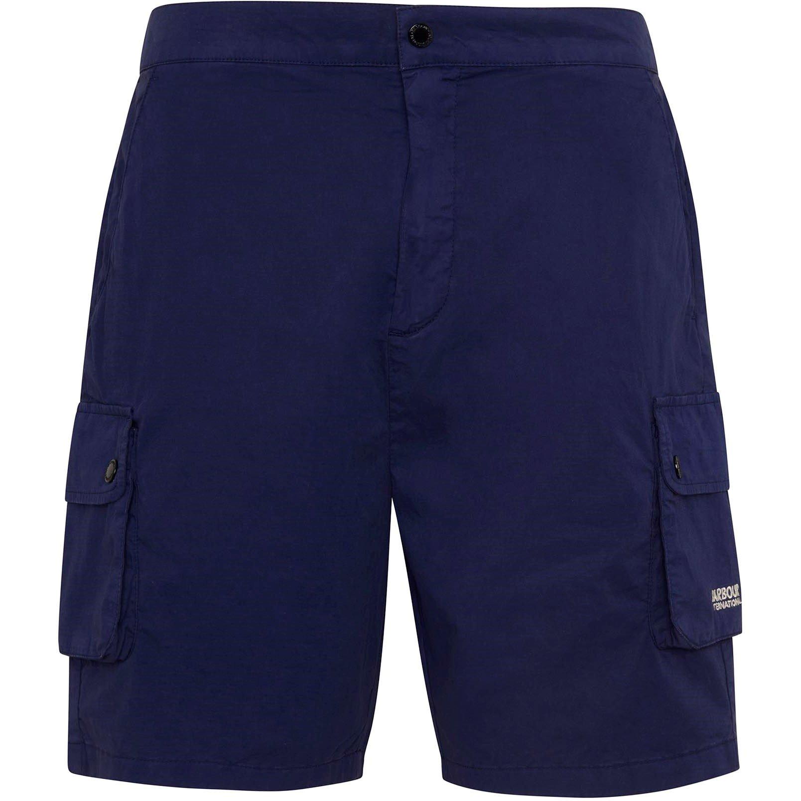 Mnght Blue BU58 - Barbour International - Hayden Cloud Shorts - 1