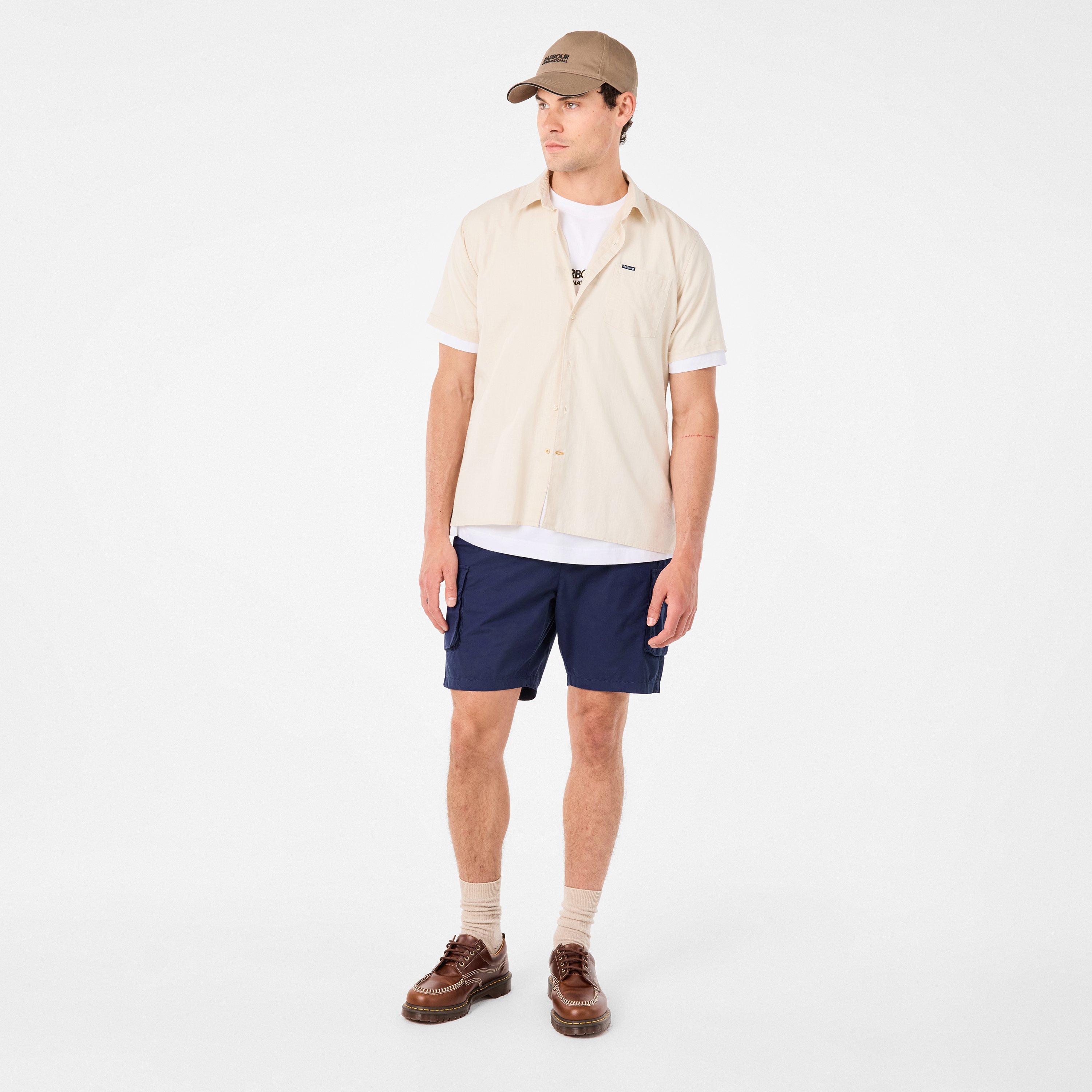 Mnght Blue BU58 - Barbour International - Hayden Cloud Shorts - 5