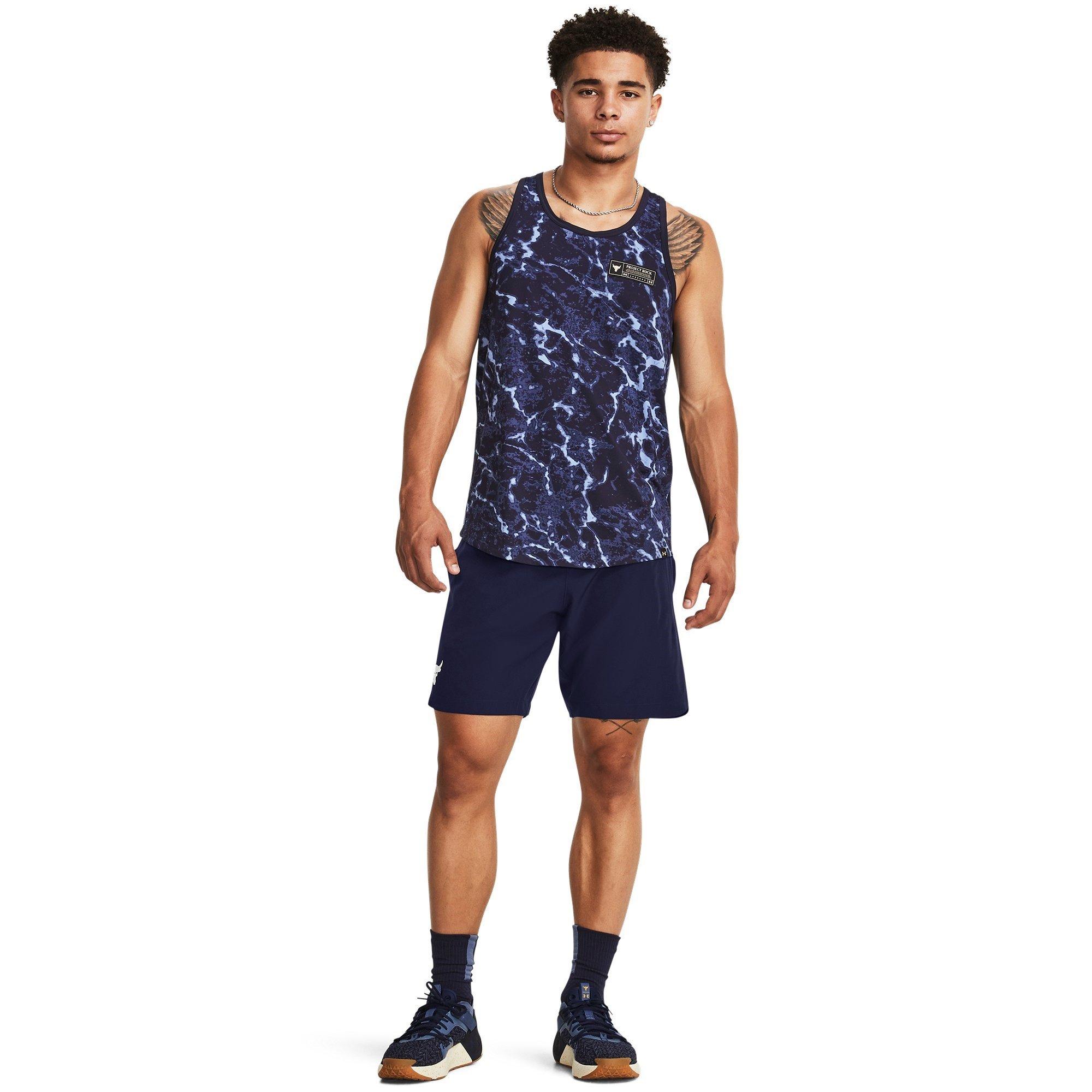 Blu - Under Armour - Men's Rock Woven Performance Gym Shorts - 4