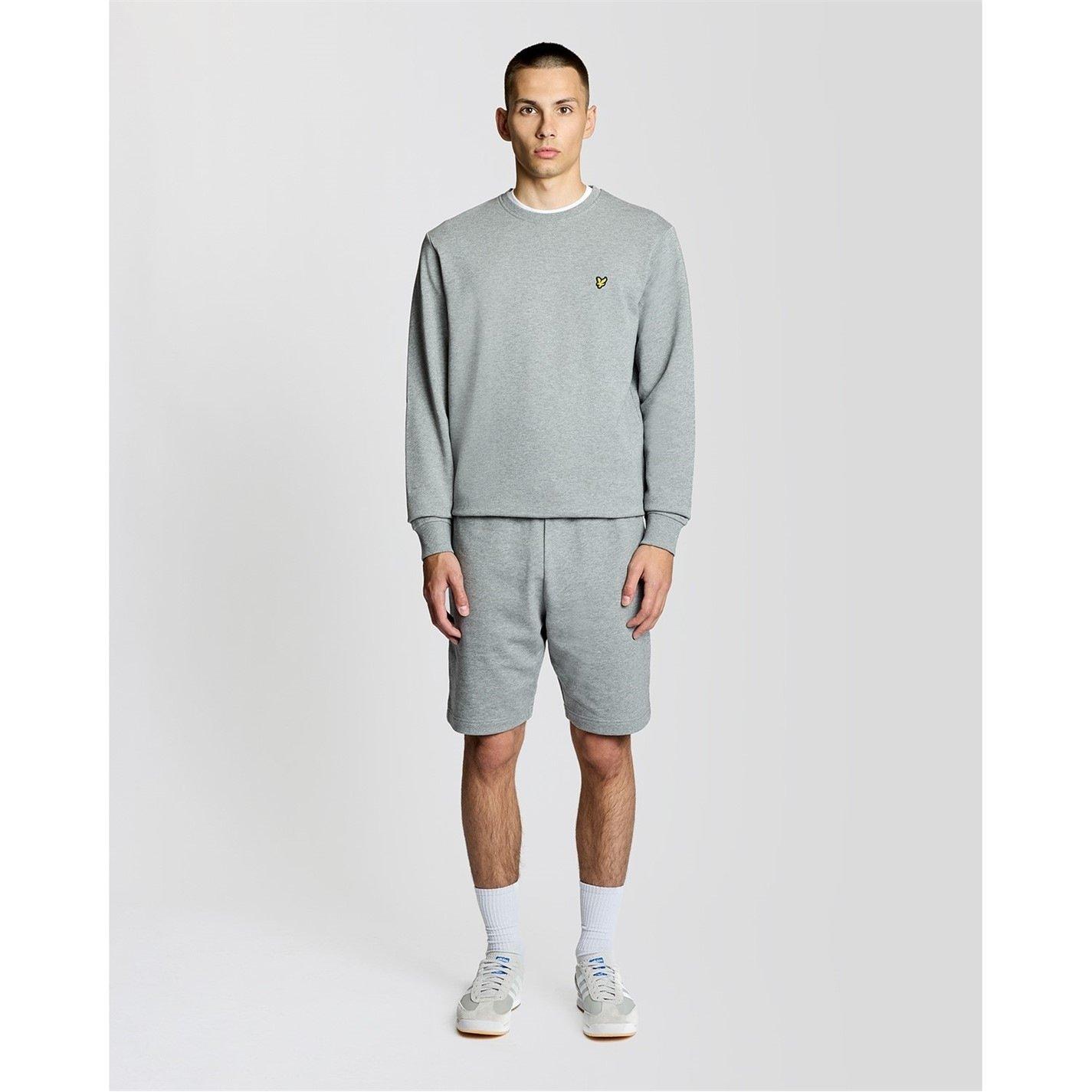 Lyle And Scott Men's Lyle & Scott Cotton Sweatshort - Grey Marl - XL