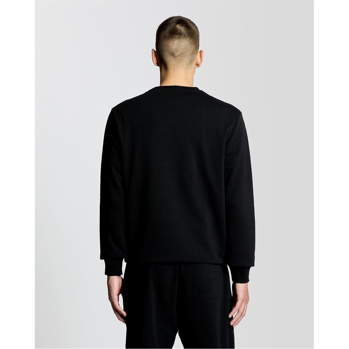 Jet Black - Lyle and Scott - Mens Fleece Jogger Shorts - 2