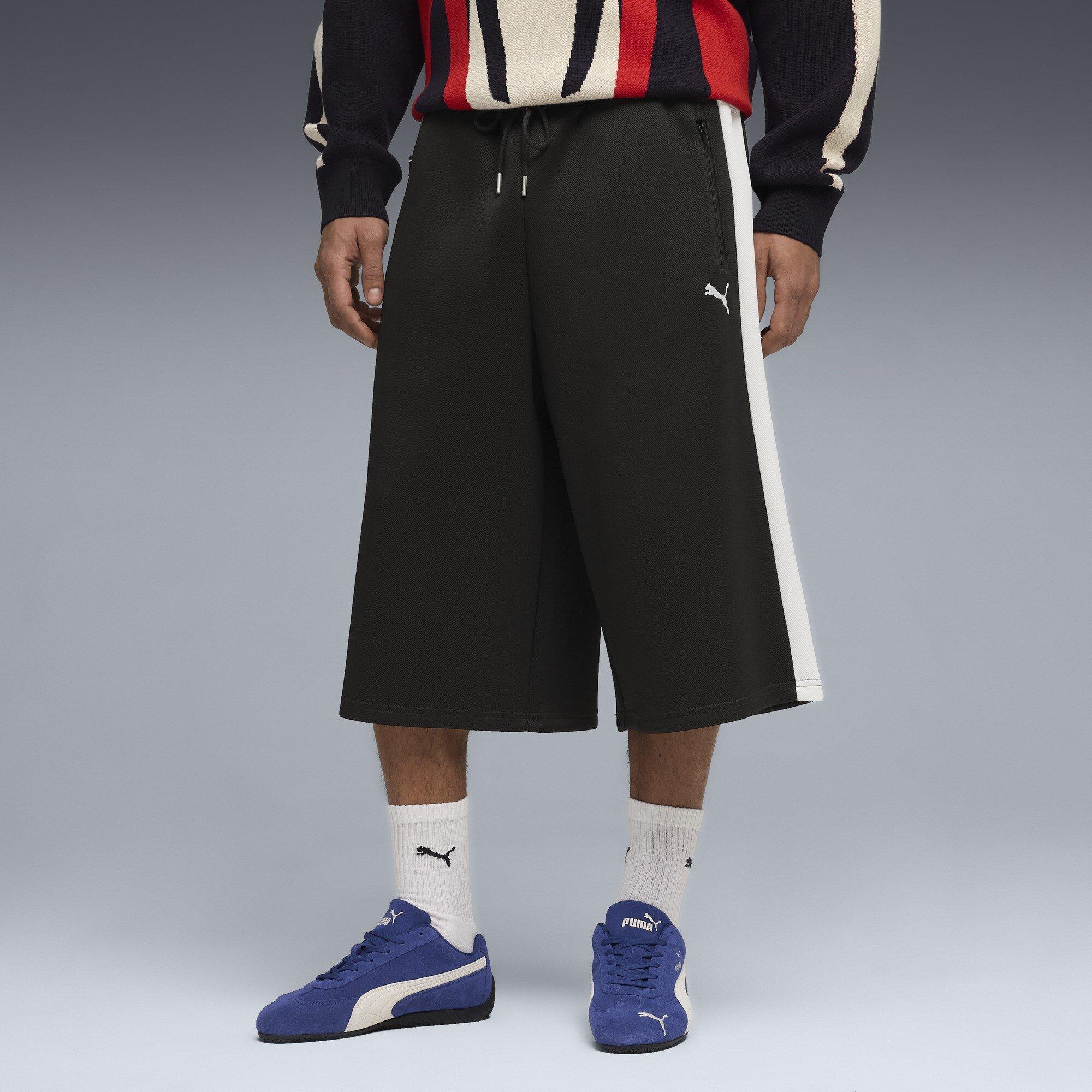 Puma Black - Puma - Men's Fleece Jogger Shorts - 3