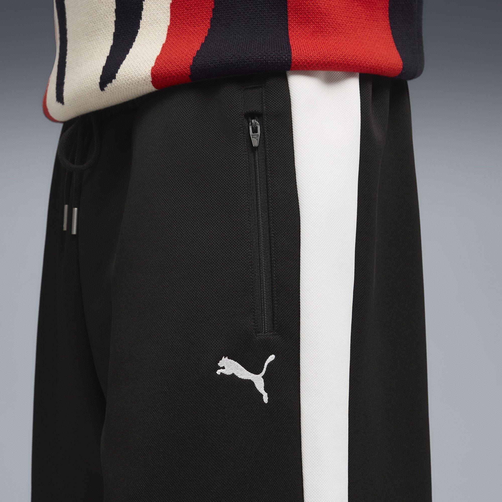 Puma Black - Puma - Men's Fleece Jogger Shorts - 5