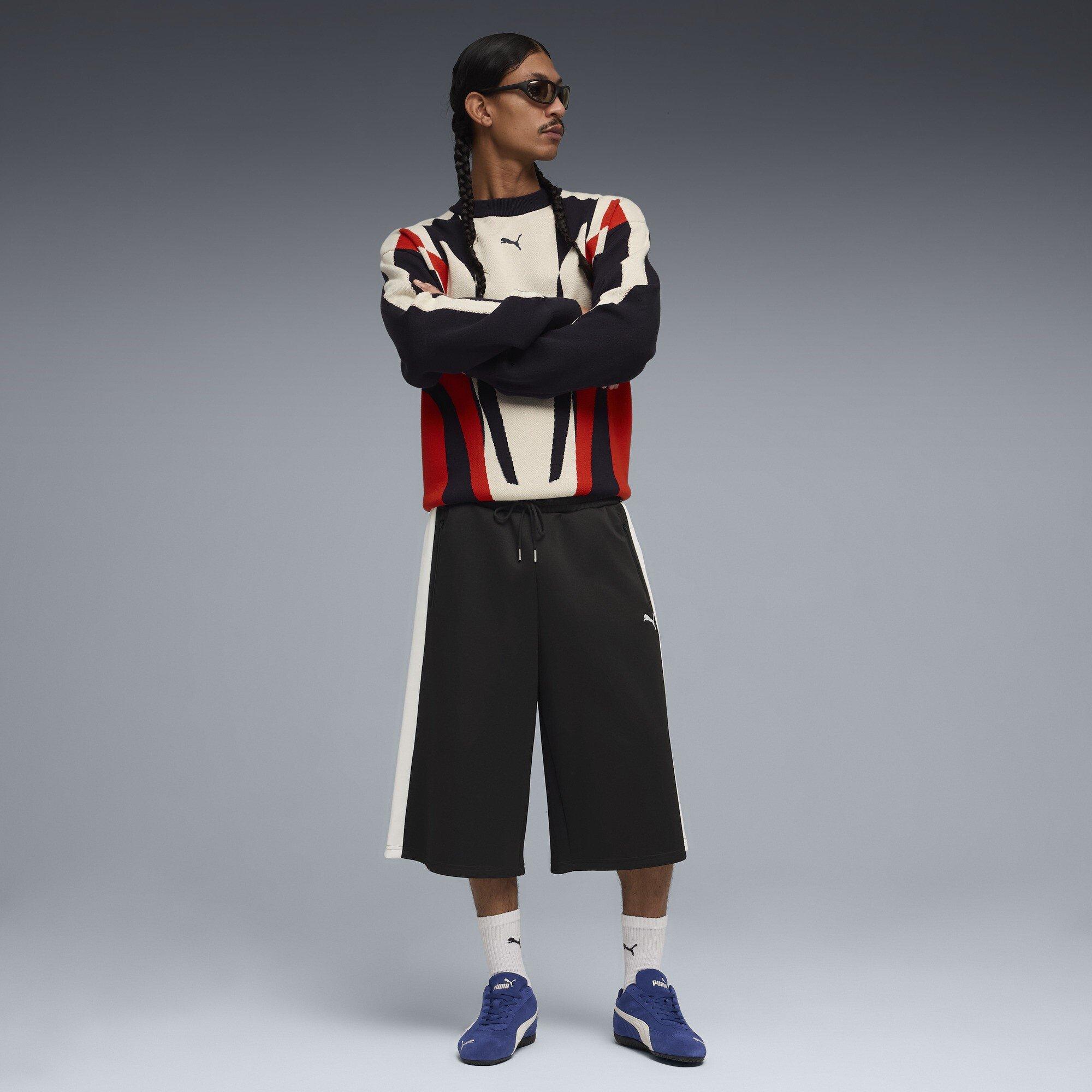 Puma Black - Puma - Men's Fleece Jogger Shorts - 7