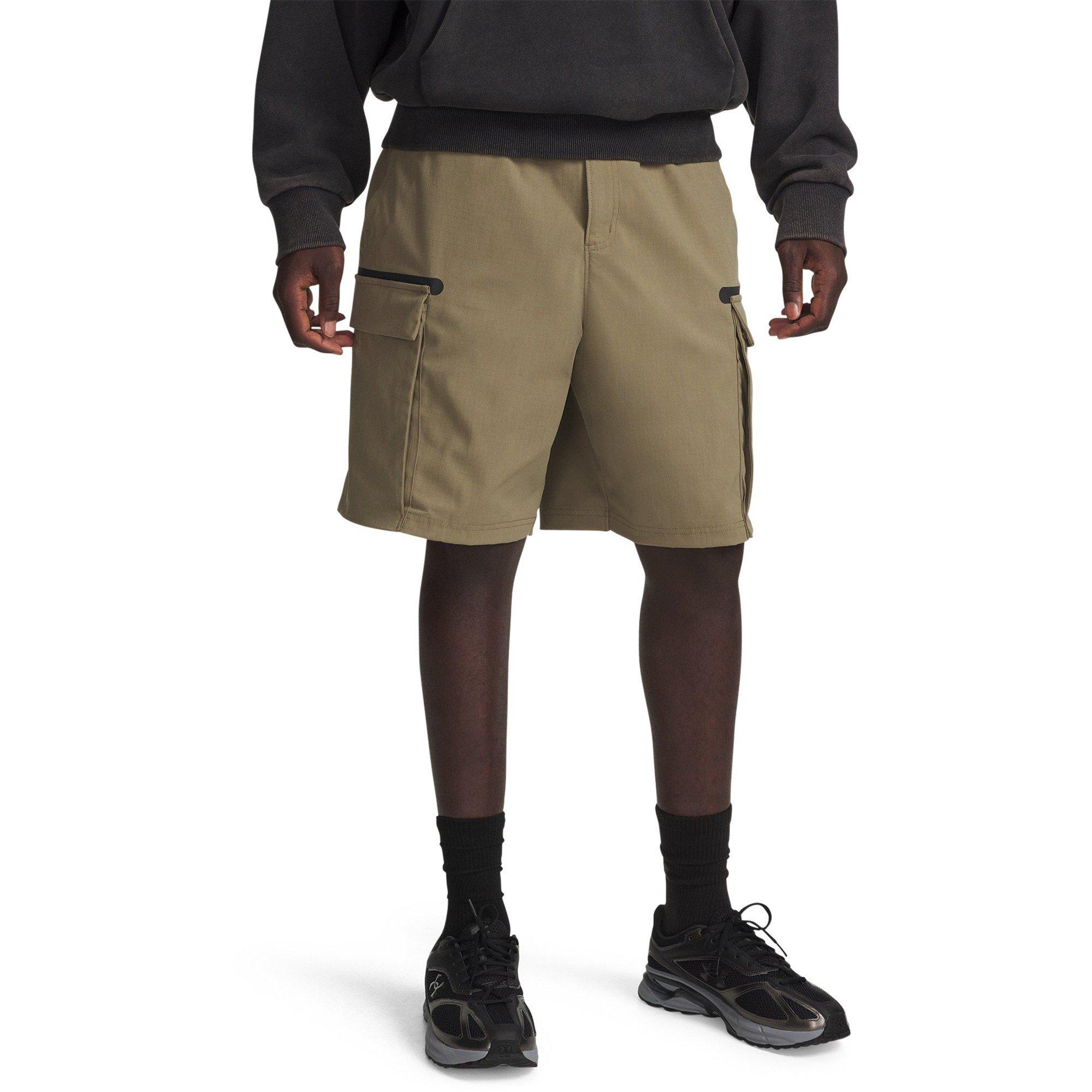 Brown - Under Armour - Men's Utility Performance Gym Shorts - 1