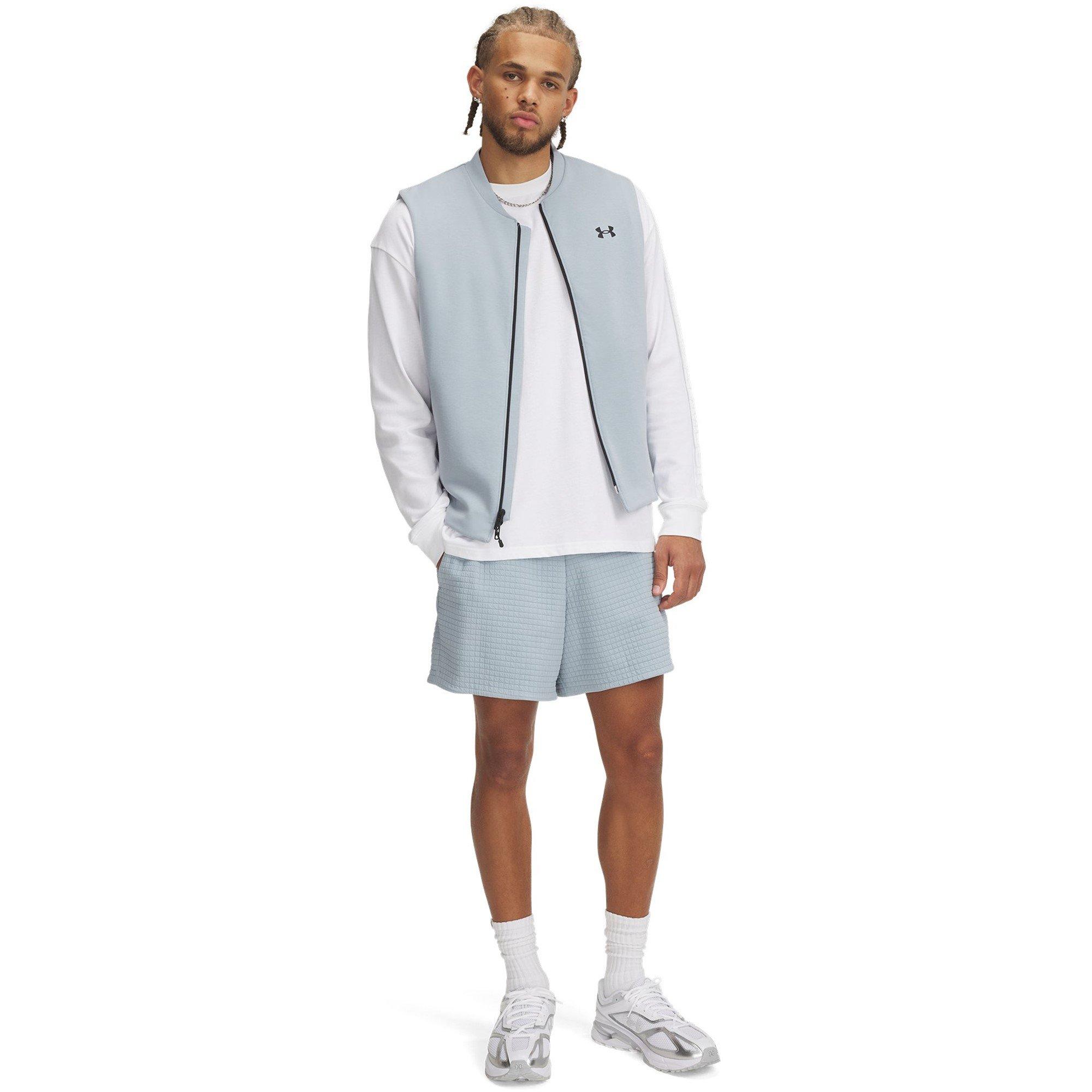 Blue - Under Armour - Men's Fleece Performance Gym Shorts - 4