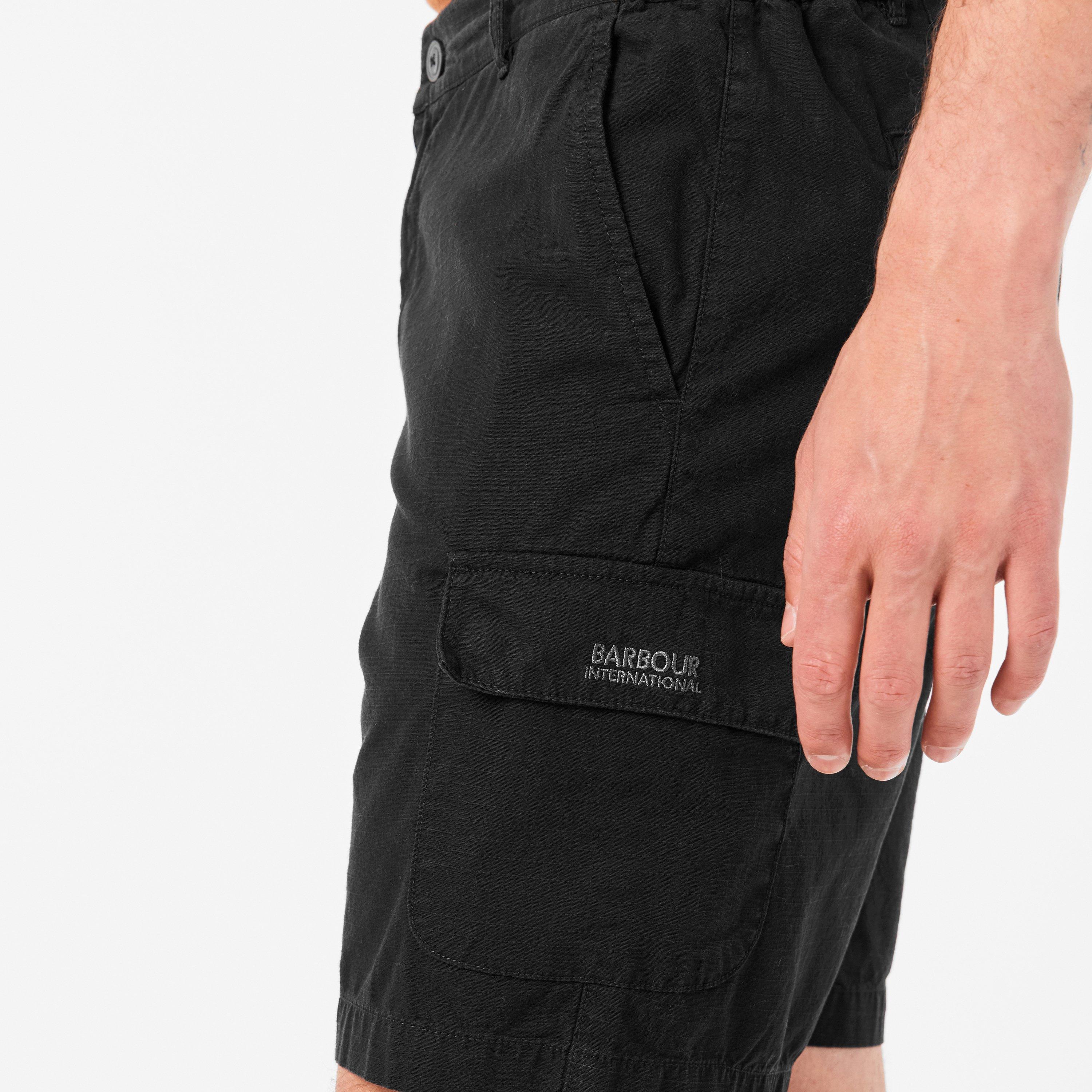 Black BK11 - Barbour International - Ripstop Cargo Shorts - 5