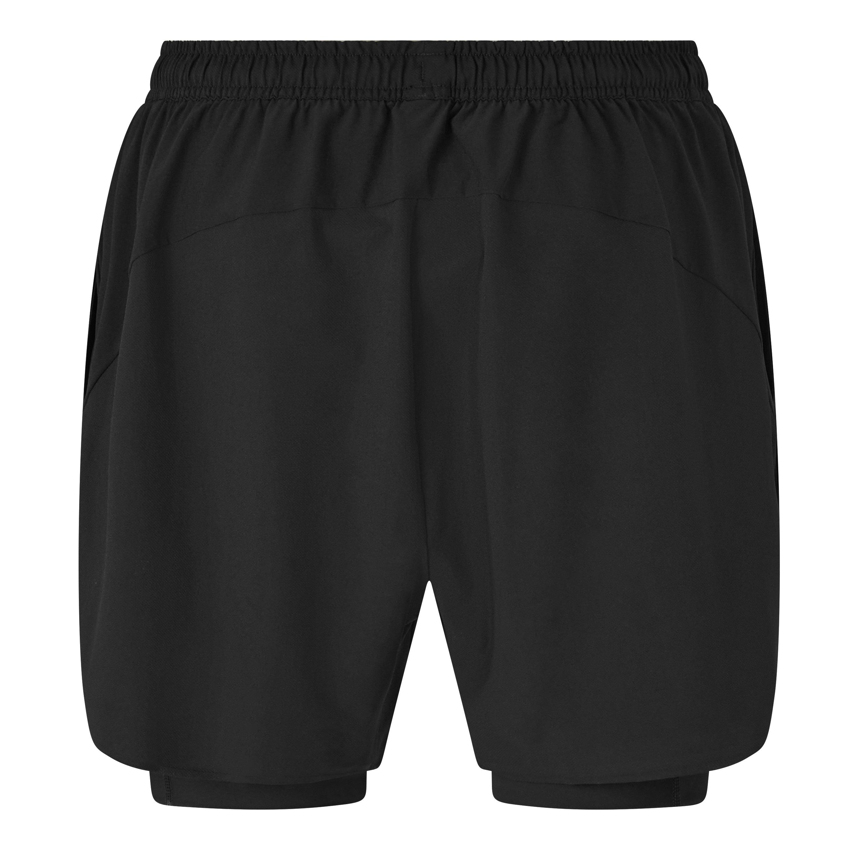 Black - On - On Train 2in1 short Sn64 - 2