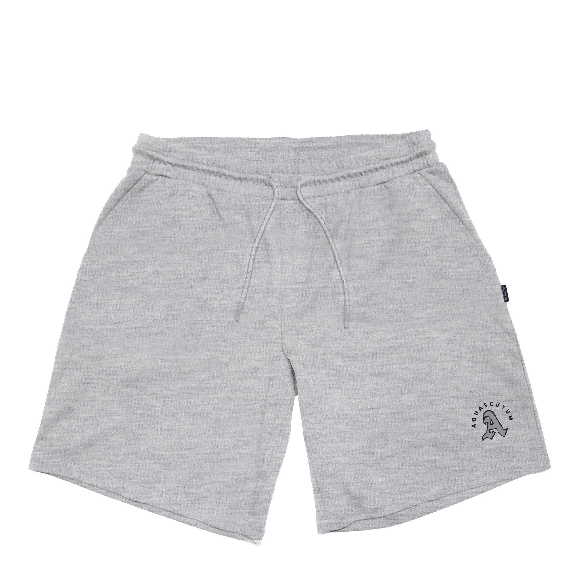 Grey - Aquascutum - Men's Fleece Jogger Shorts - 1