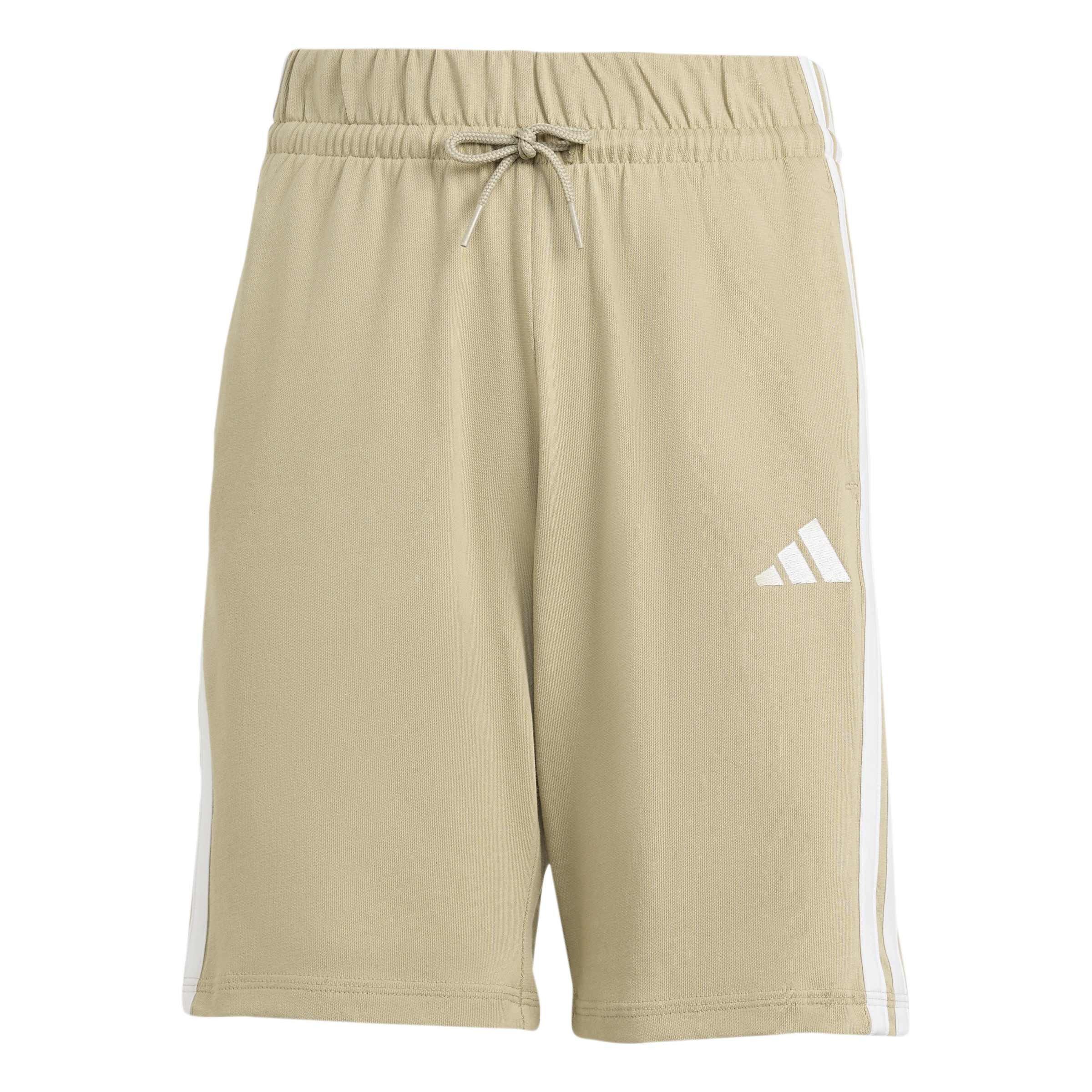 adidas Essentials 3 Stripe Jersey Short Juniors
