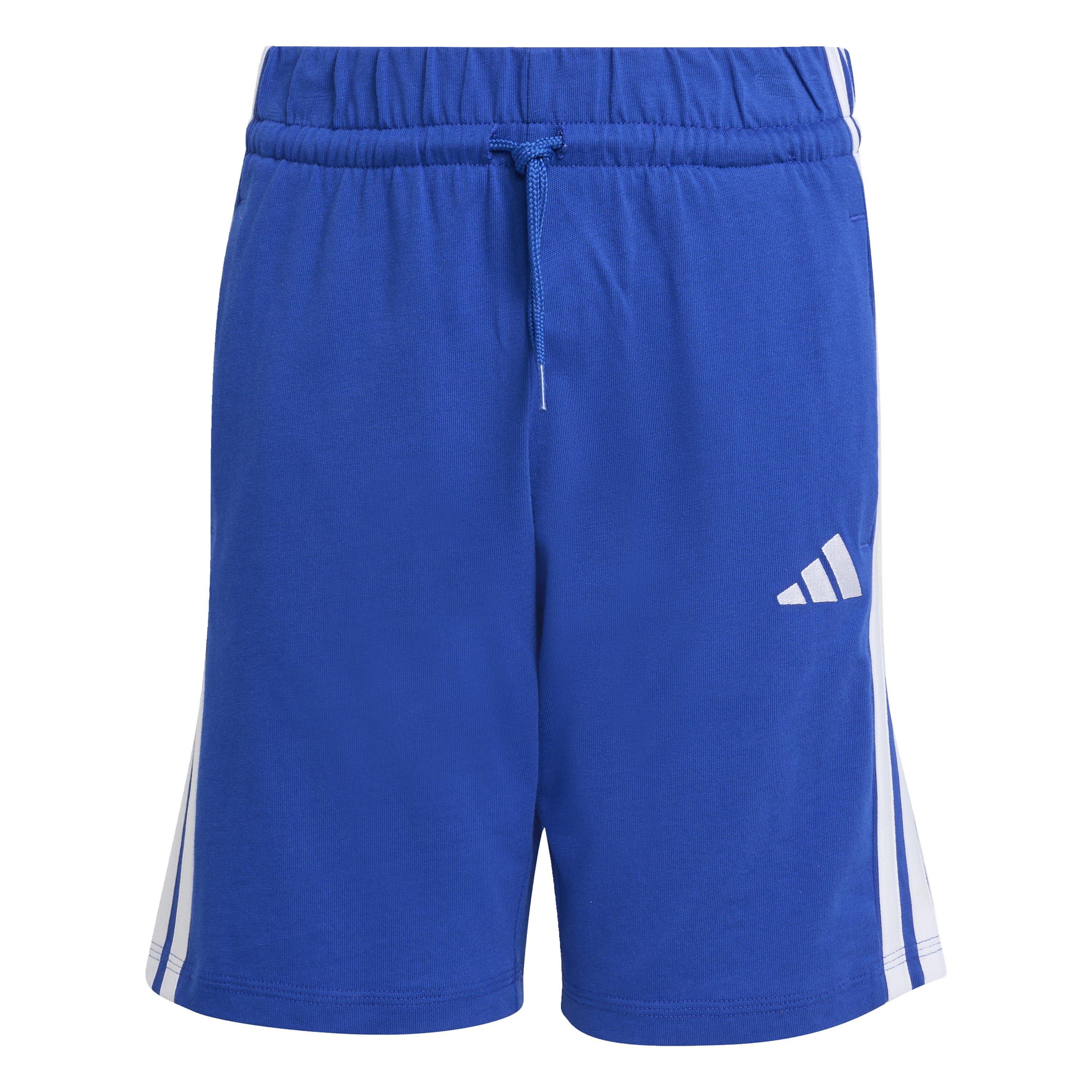 Adidas Boys Essentials 3 Stripe Jersey Short Juniors - Ink/White - 11-12 Years
