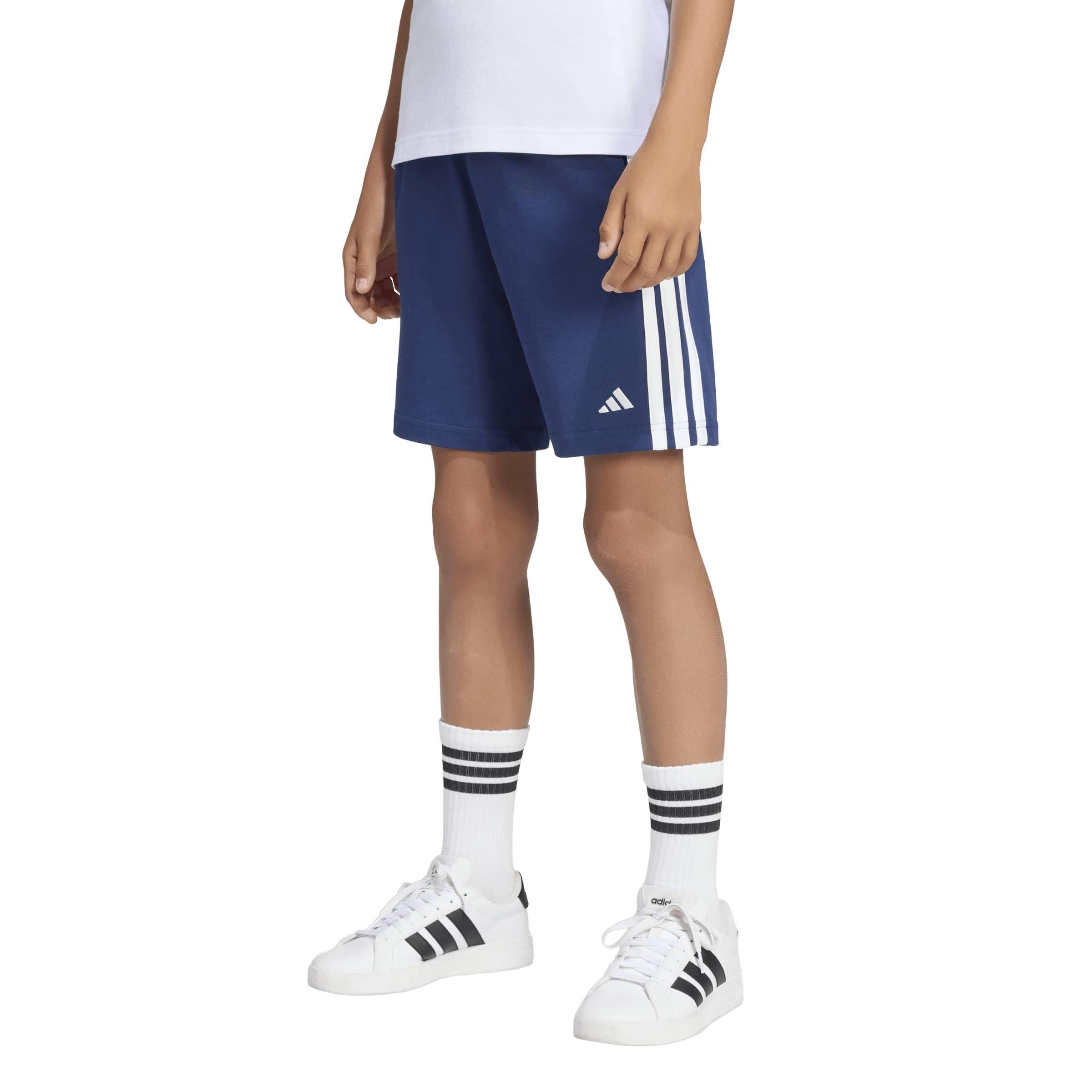 Essentials 3 Stripe Jersey Short Juniors