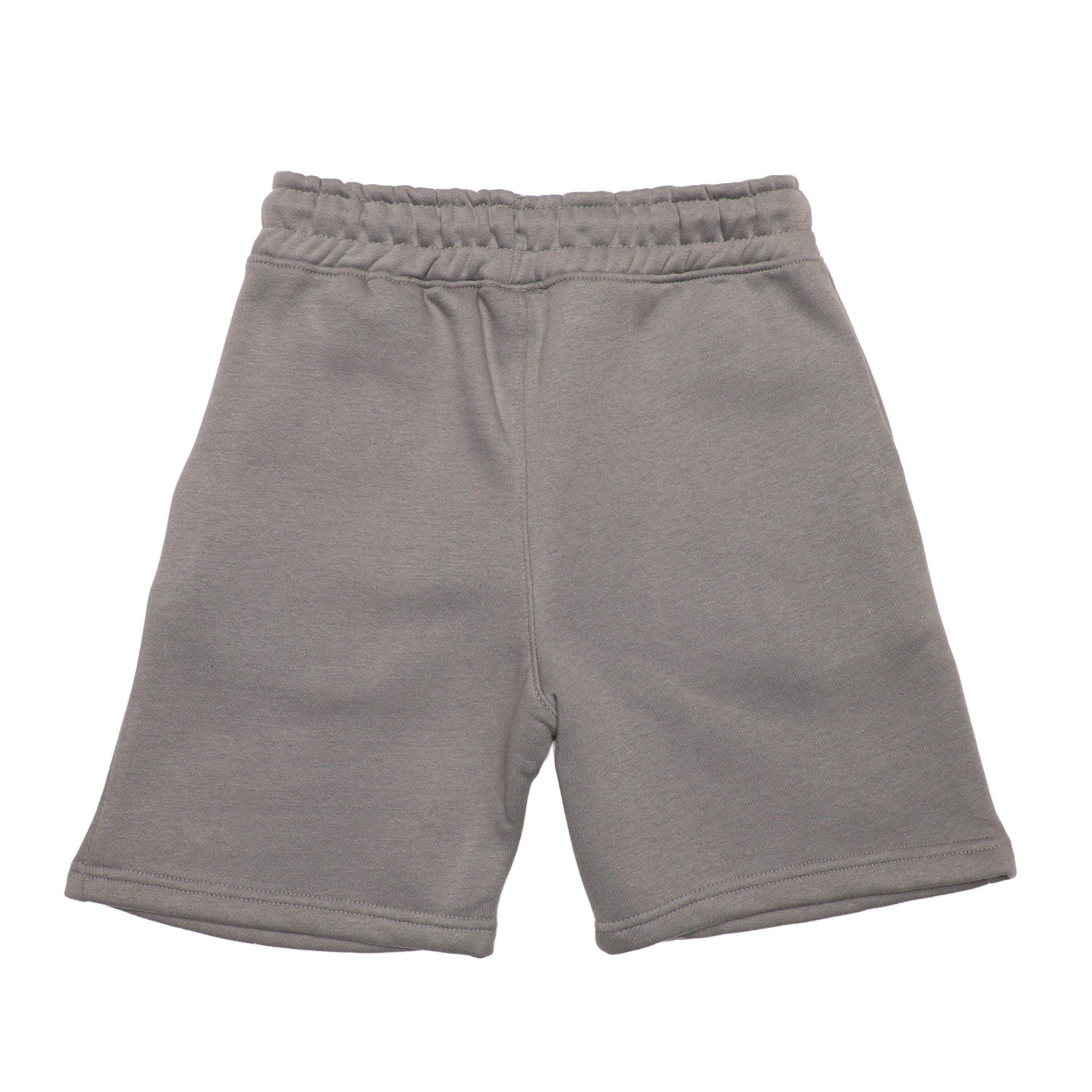 Grey - Hype - Unisex Kids' Oversized Jersey Jogger Shorts - 2