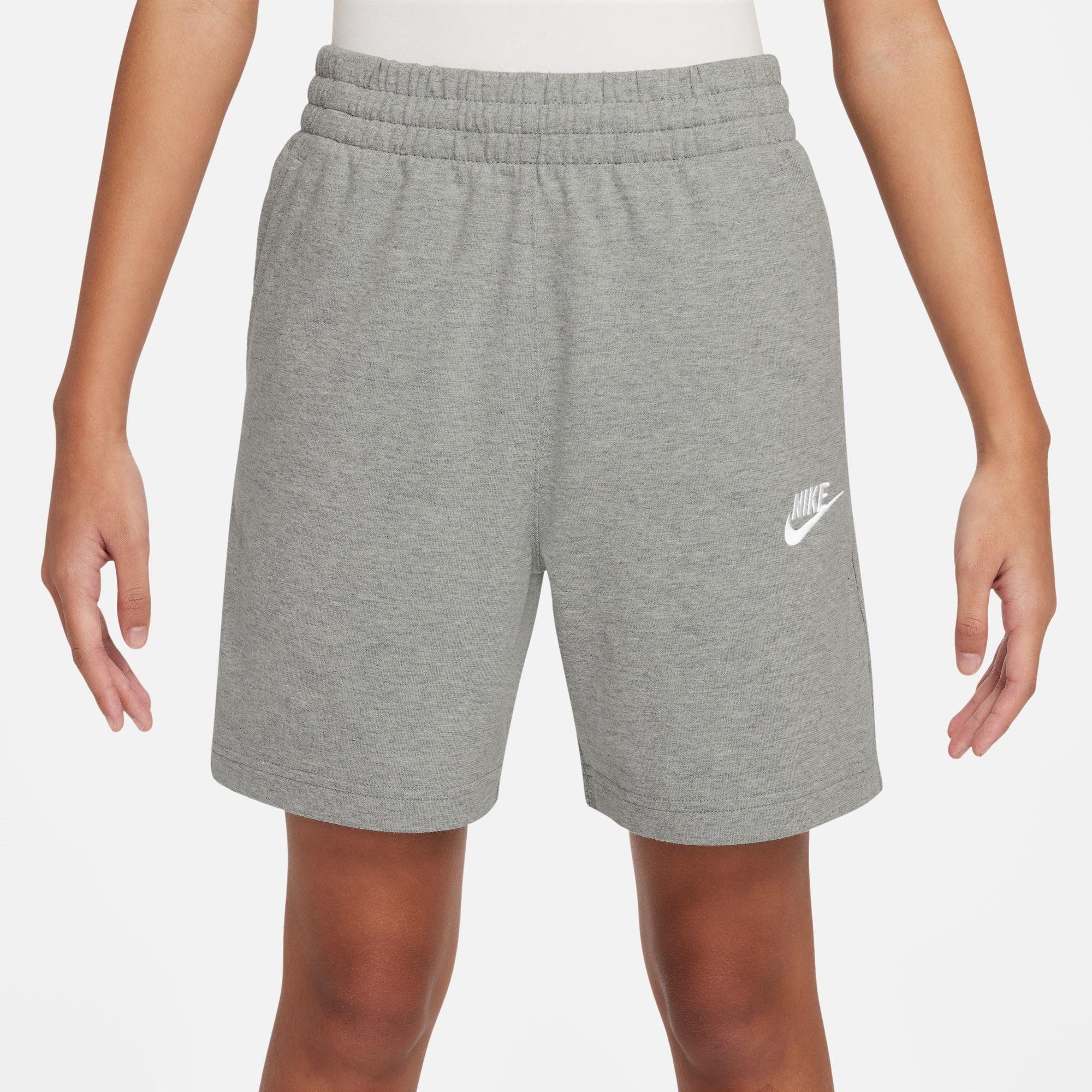 Grey/White - Nike - Sportswear Jersey Shorts Junior Boys - 1