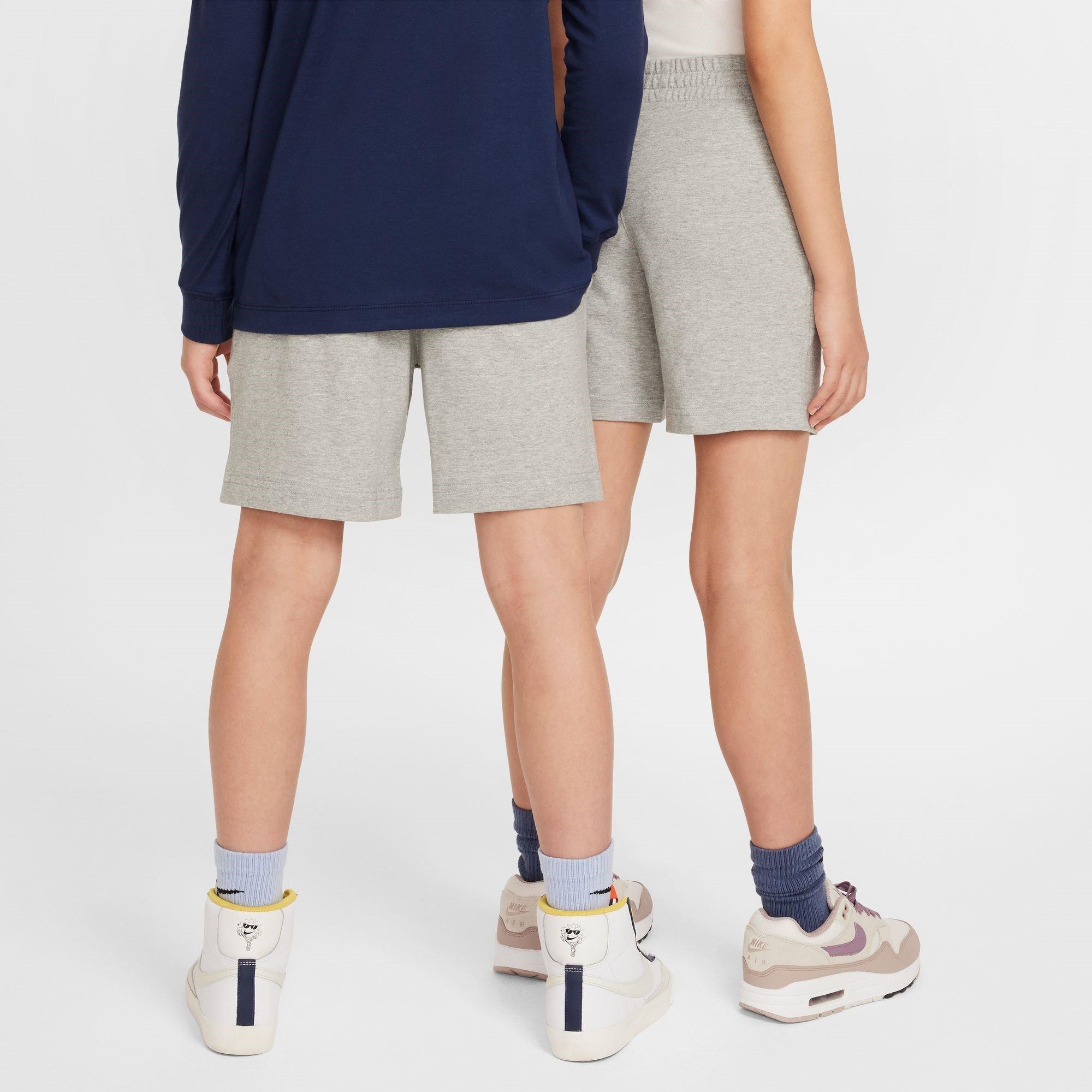 Grey/White - Nike - Sportswear Jersey Shorts Junior Boys - 3