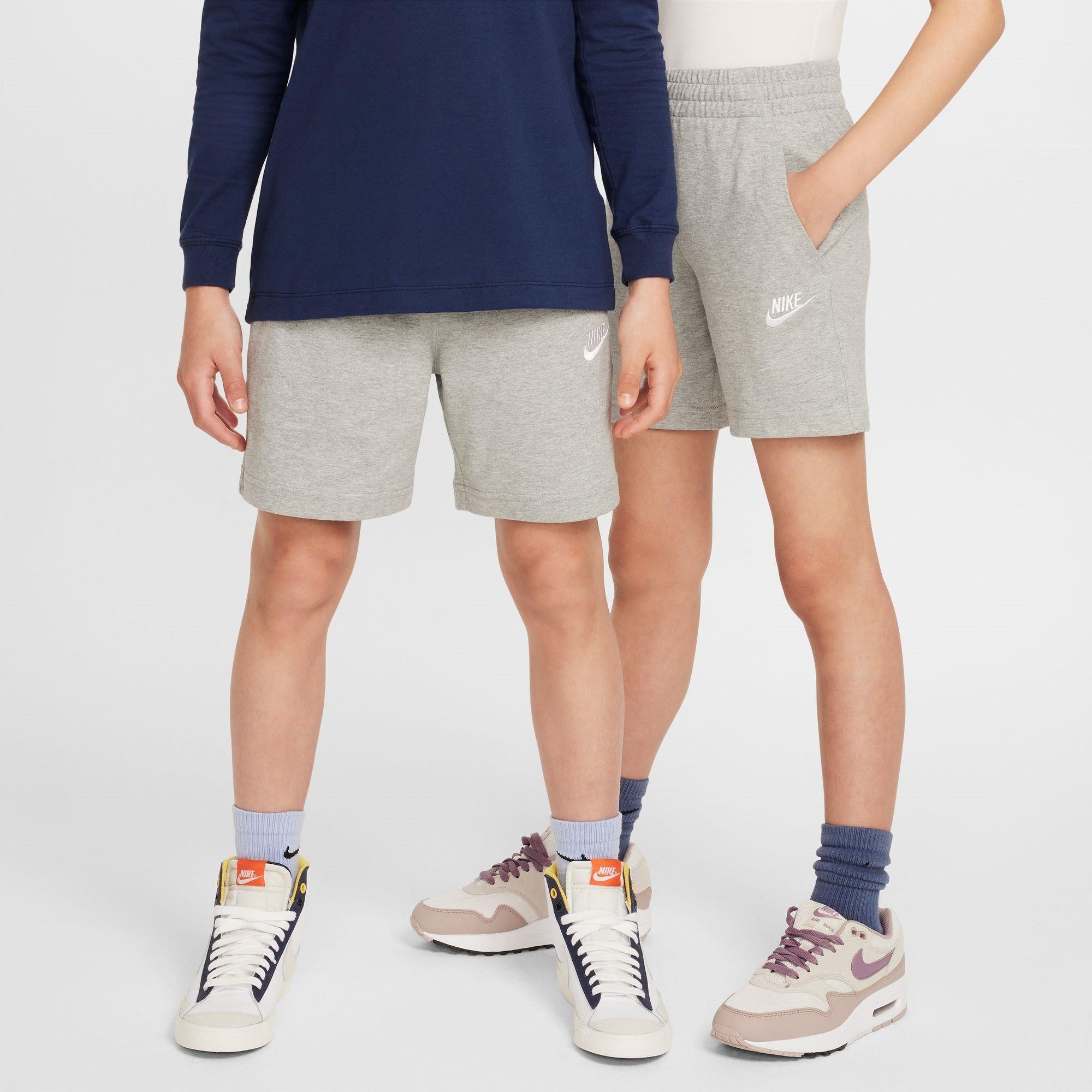 Grey/White - Nike - Sportswear Jersey Shorts Junior Boys - 4
