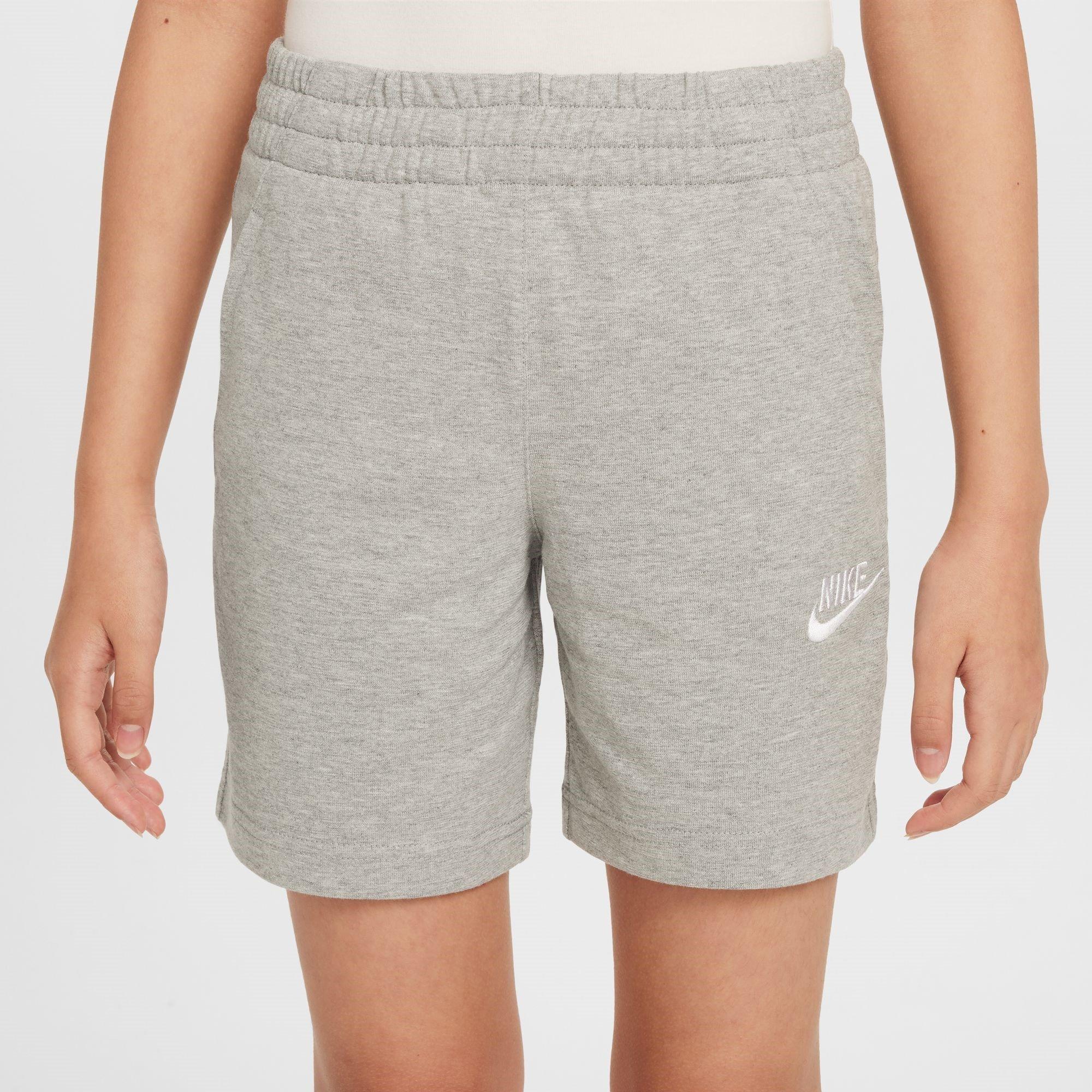 Grey/White - Nike - Sportswear Jersey Shorts Junior Boys - 6
