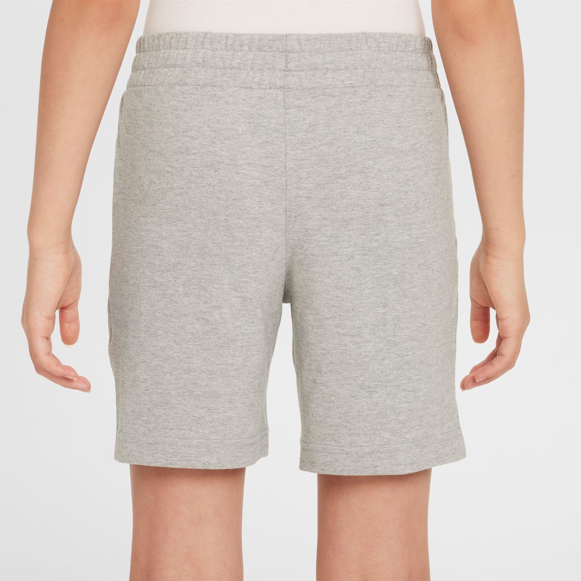 Grey/White - Nike - Sportswear Jersey Shorts Junior Boys - 7