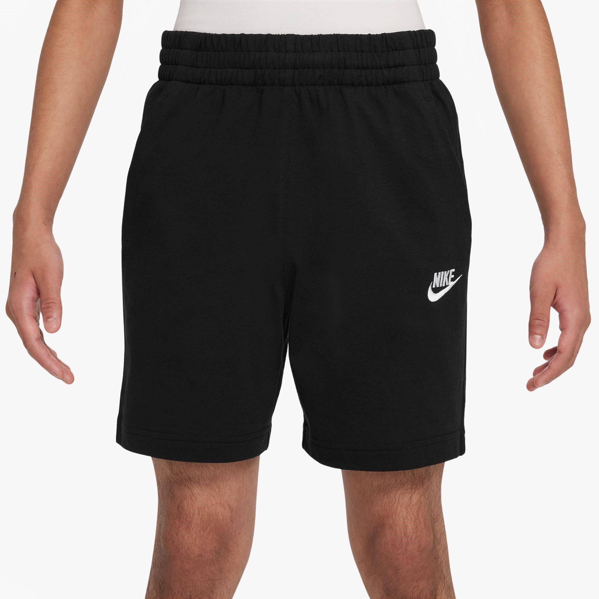 Black/White - Nike - Sportswear Jersey Shorts Junior Boys - 1
