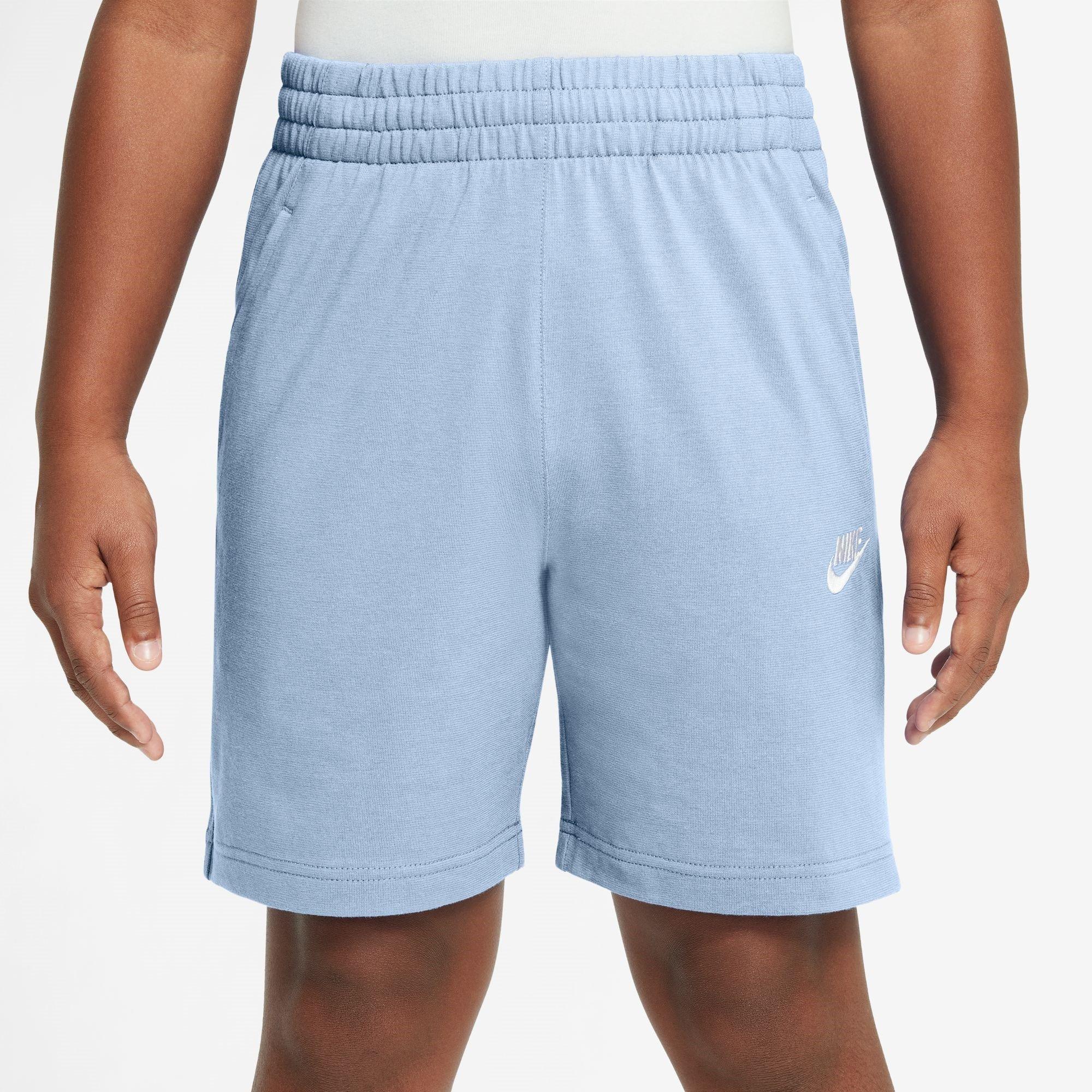 Nike Boys Sportswear Jersey Shorts Junior - Hydrogen Blue - 7-8 Yrs