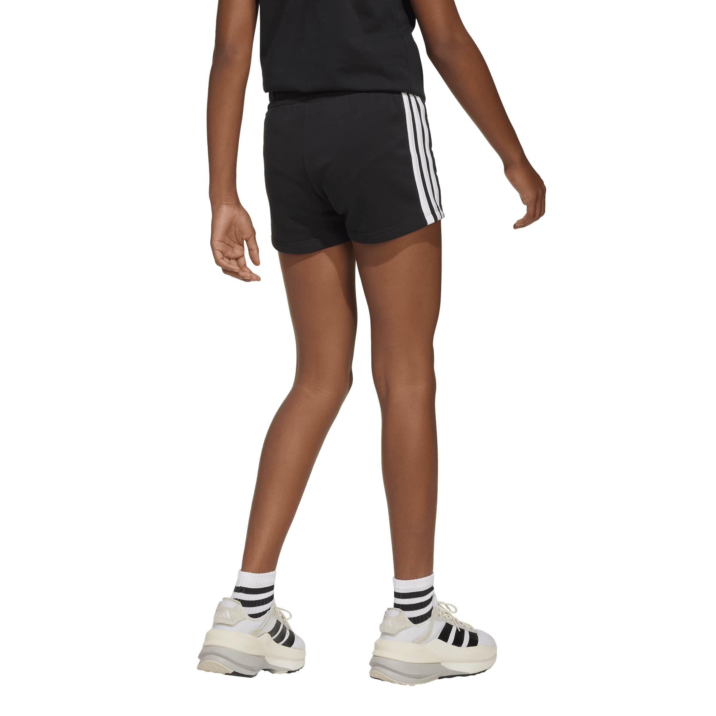 Black/White - adidas - Kids' 3S Cotton Jogger Shorts - 3