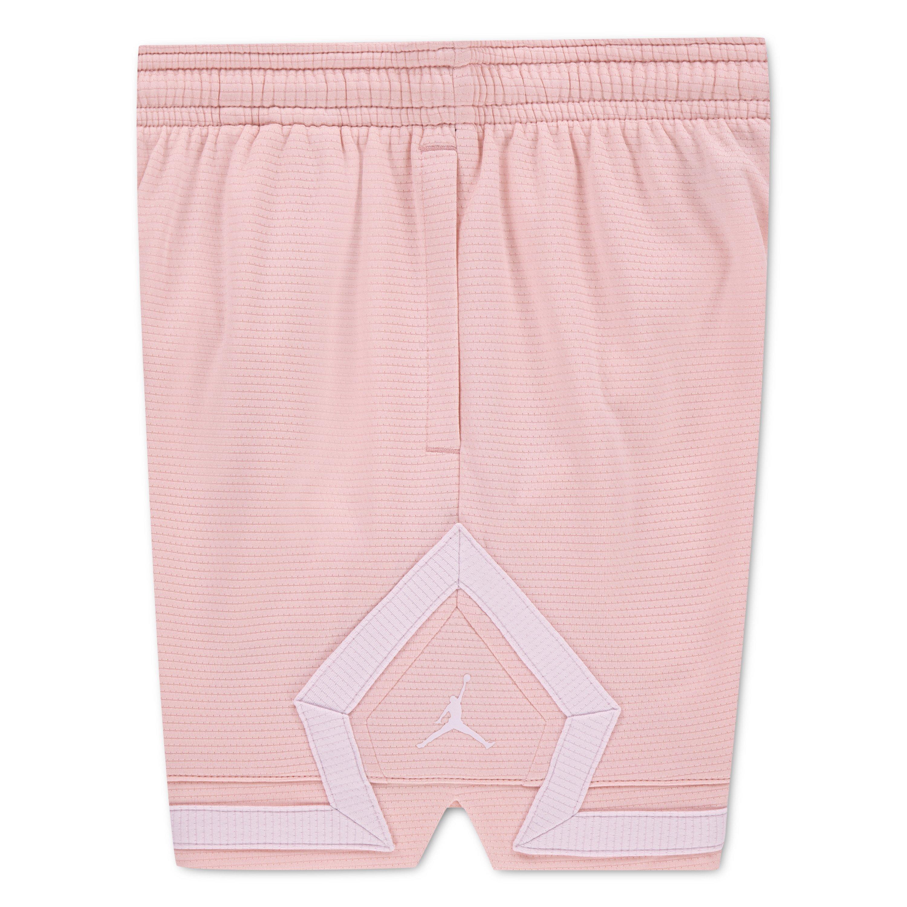 Nike Pink Bloom - Air Jordan - Kids' Jersey Jogger Shorts - 3