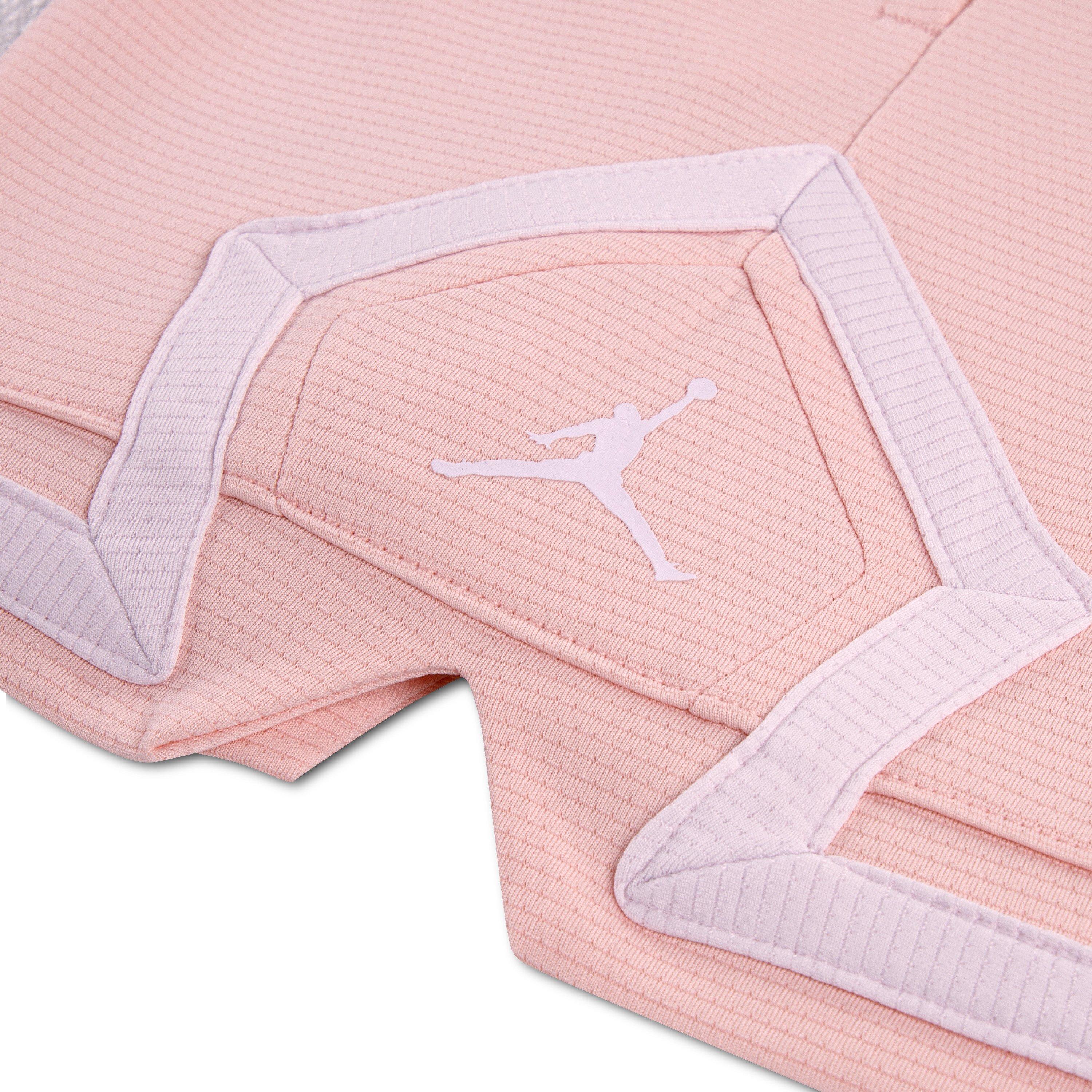 Nike Pink Bloom - Air Jordan - Kids' Jersey Jogger Shorts - 4