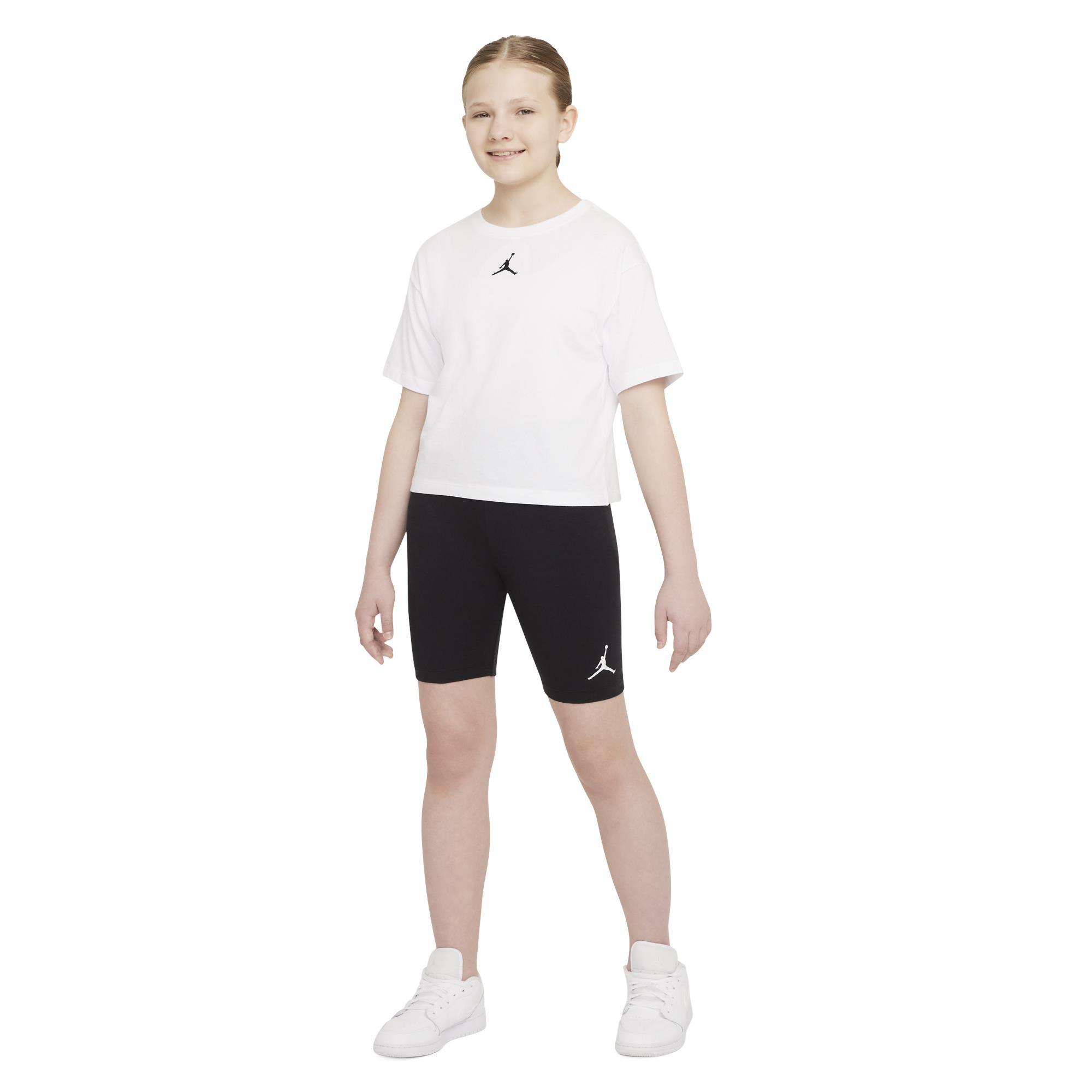 Black/White - Air Jordan - Bike Shorts Junior Girls - 4