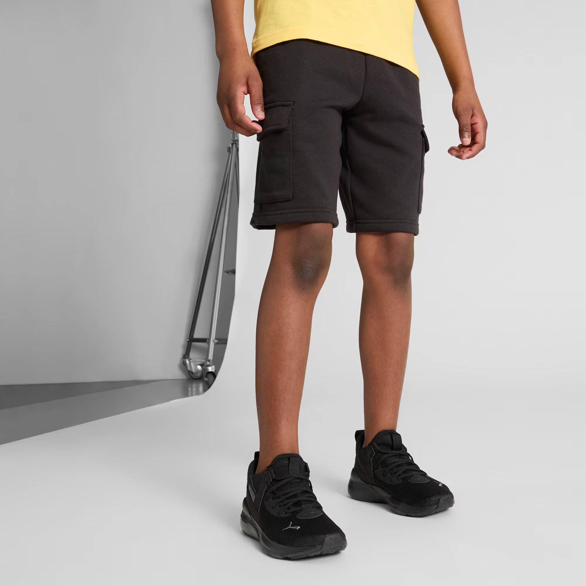 Puma Black - Puma - Essentials Juniors Cargo Shorts - 2