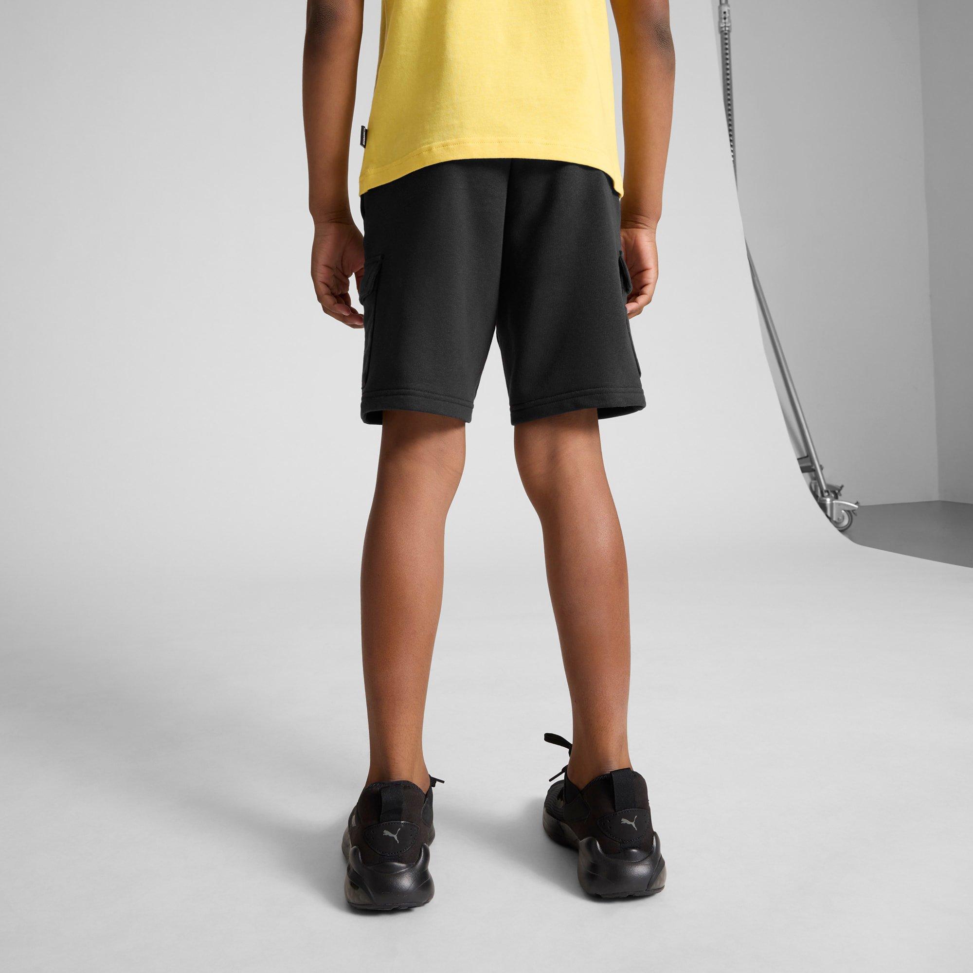Puma Black - Puma - Essentials Juniors Cargo Shorts - 3