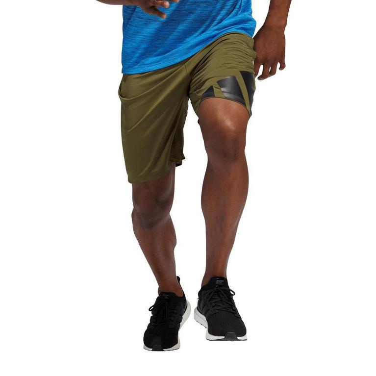 Marineblå korte shorts - adidas - 4K 3 Bar Shor Sn99 - 2