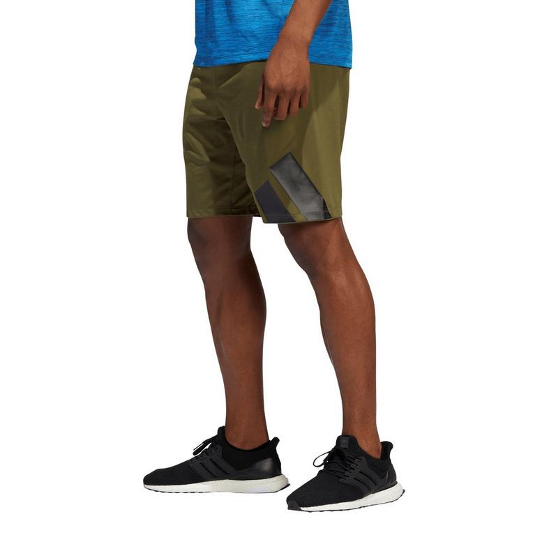 Marineblå korte shorts - adidas - 4K 3 Bar Shor Sn99 - 5