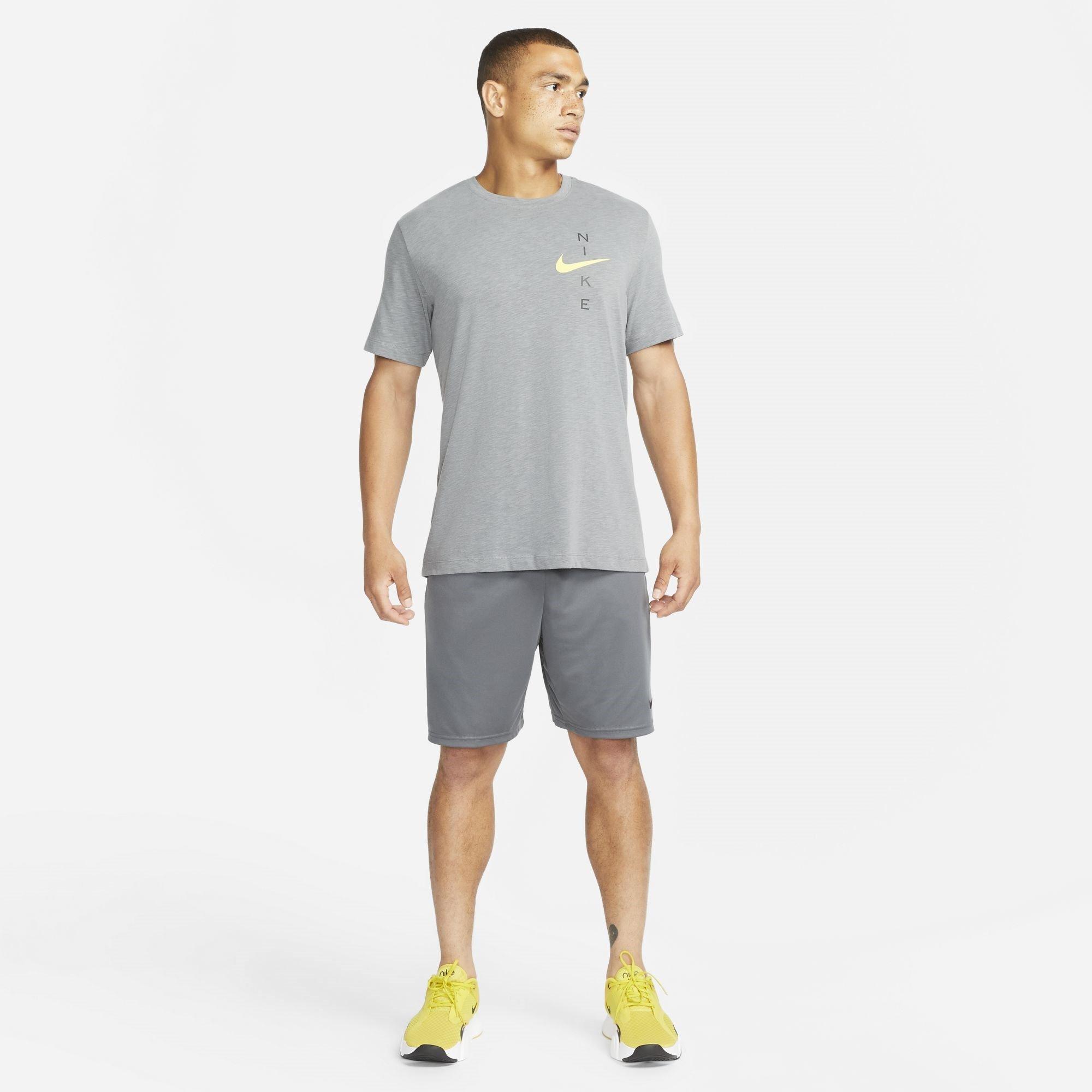 Cinzento - Nike - Dri-FIT Training Shorts Mens - 6