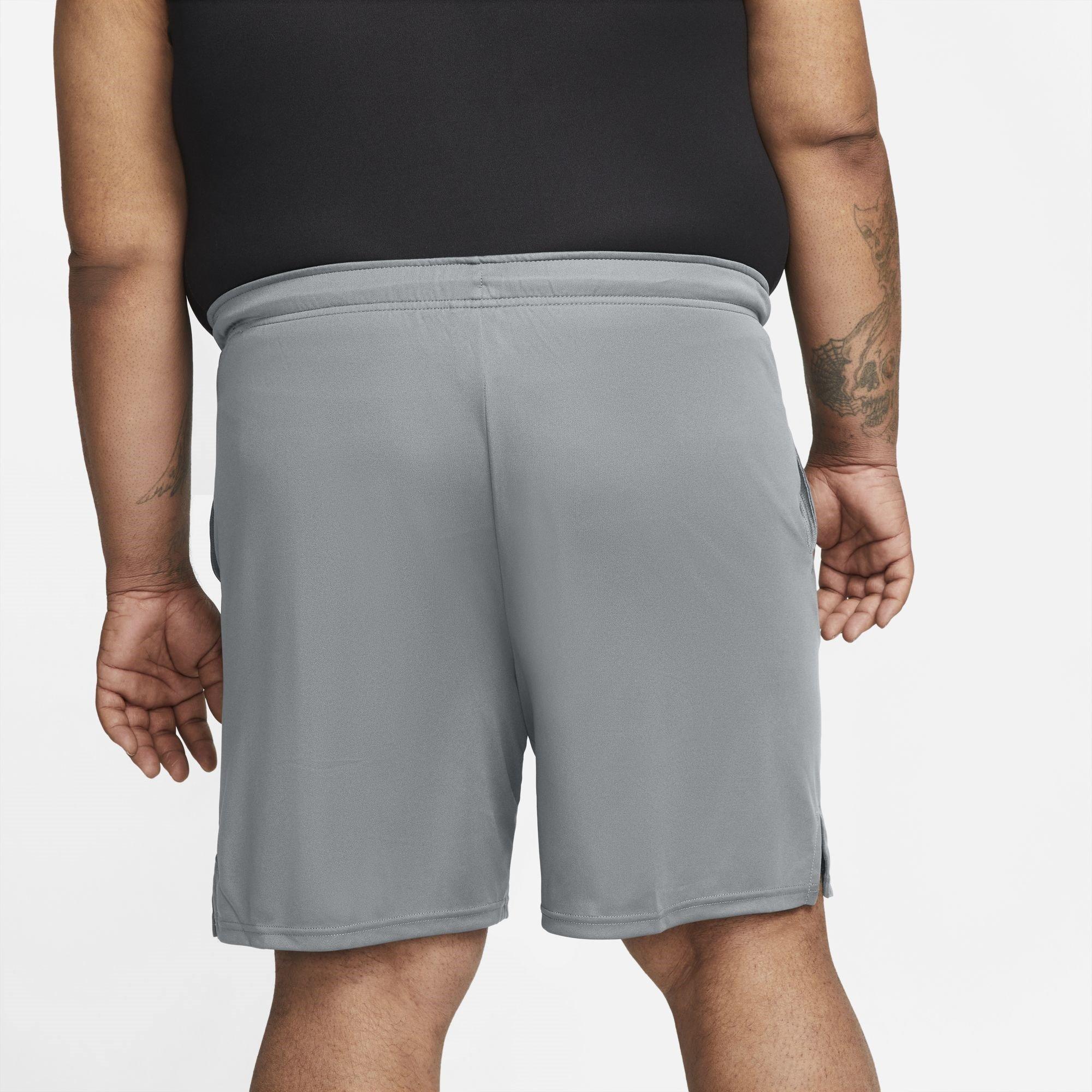 Cinzento - Nike - Dri-FIT Training Shorts Mens - 9