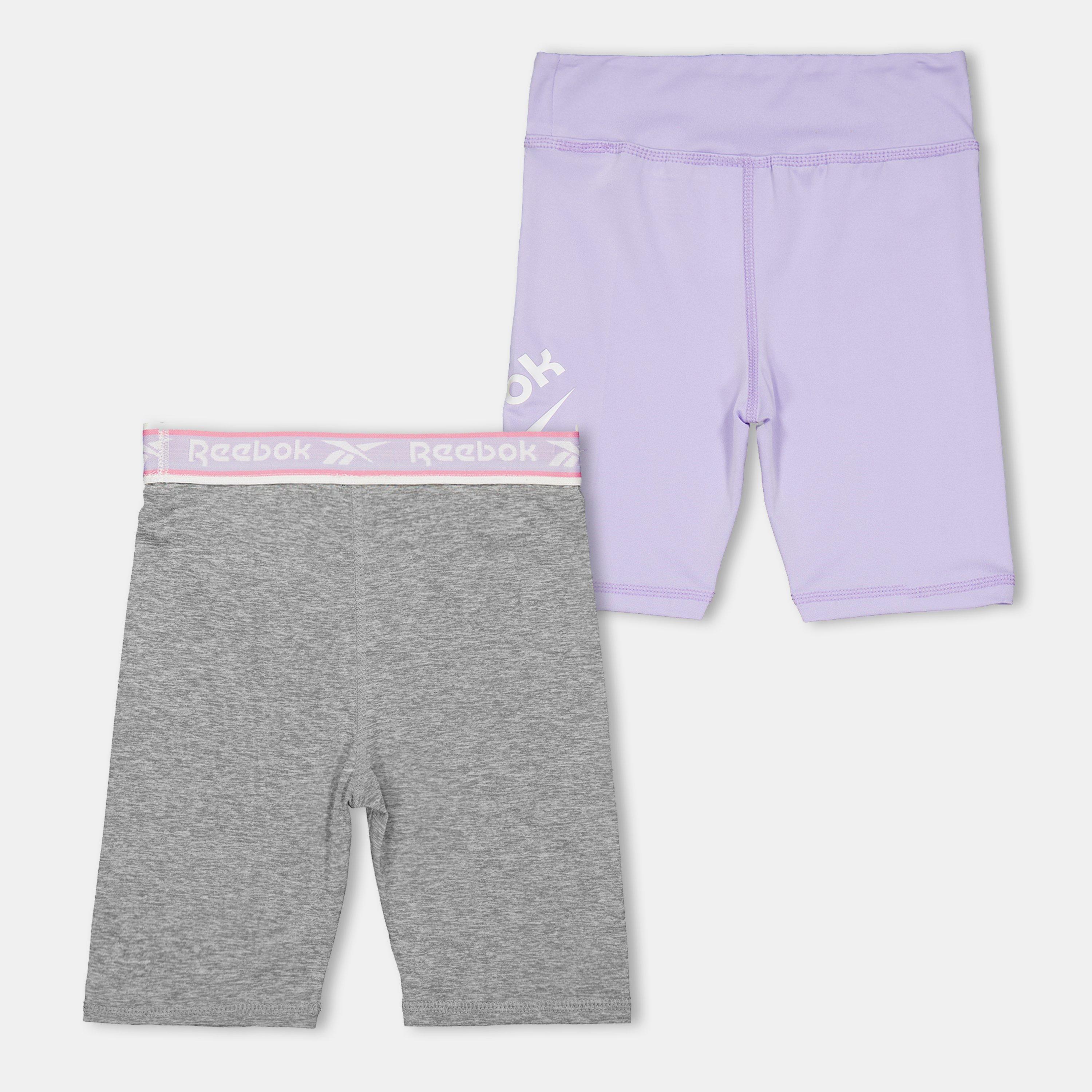 Lavender - Reebok - Jersey Jogger Shorts - 2