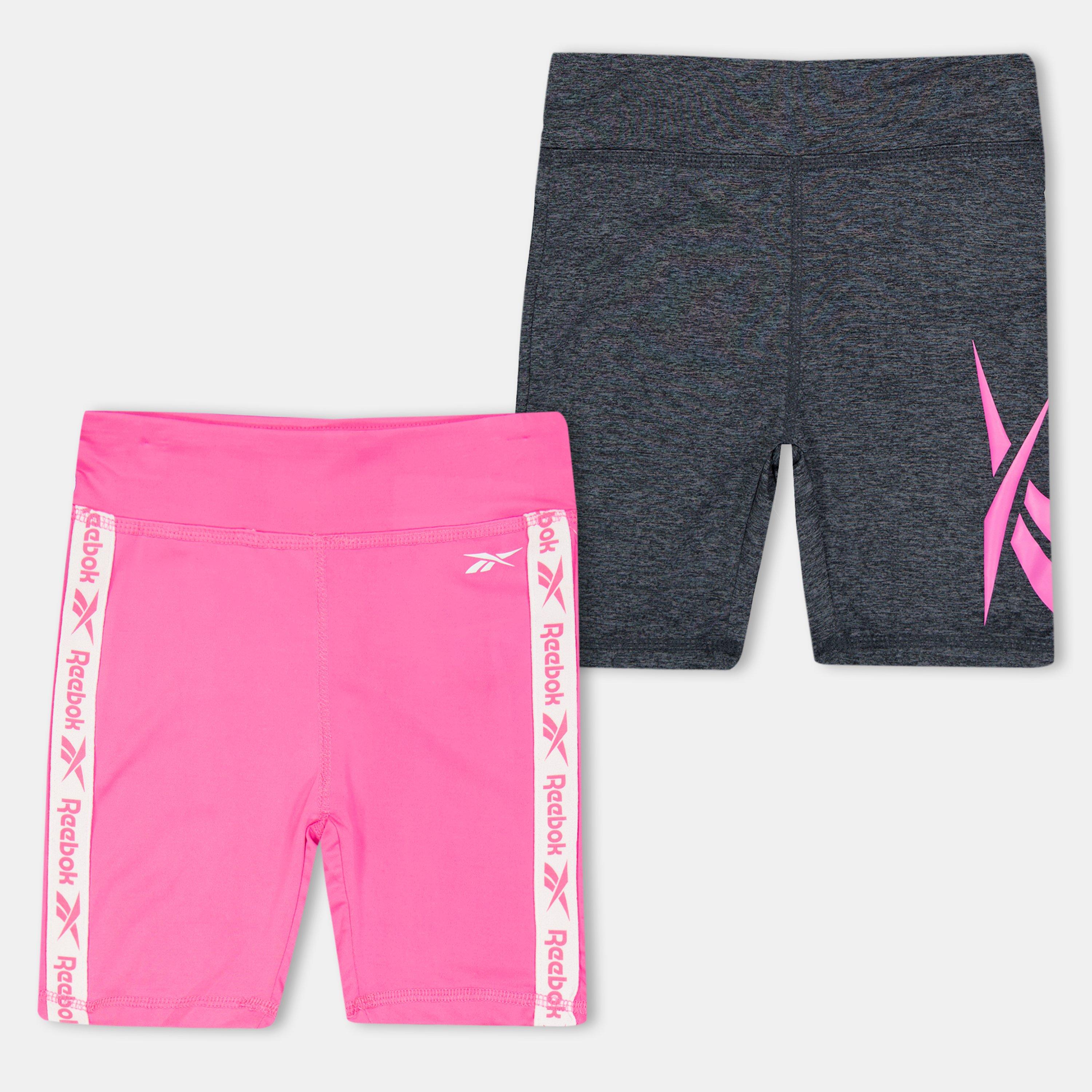 Reebok Girls Jersey Jogger Shorts - Sugar Plum - 11-12 (L)